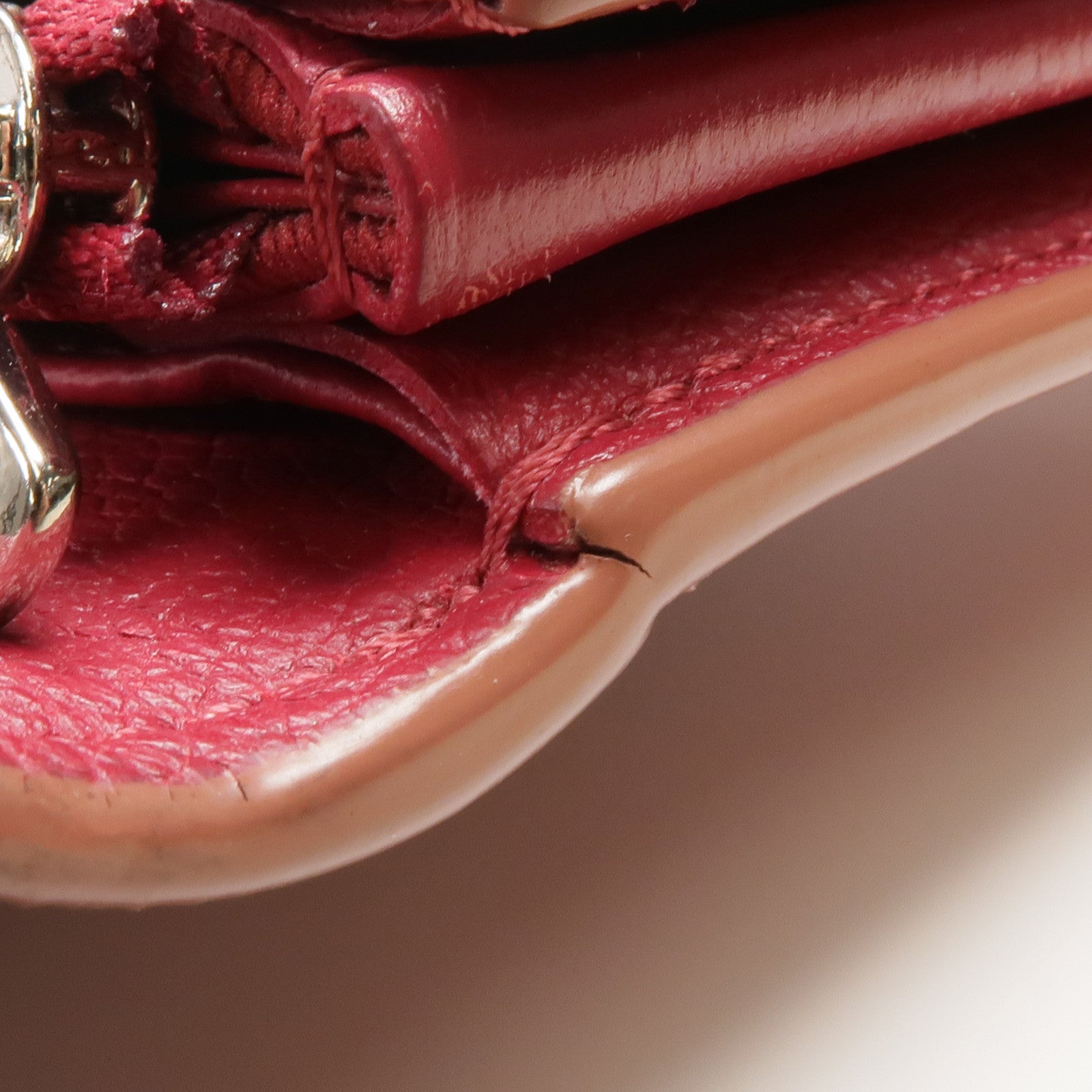 LOUIS VUITTON 牛皮皮革Portefeuille Mylockme銀扣長錢包