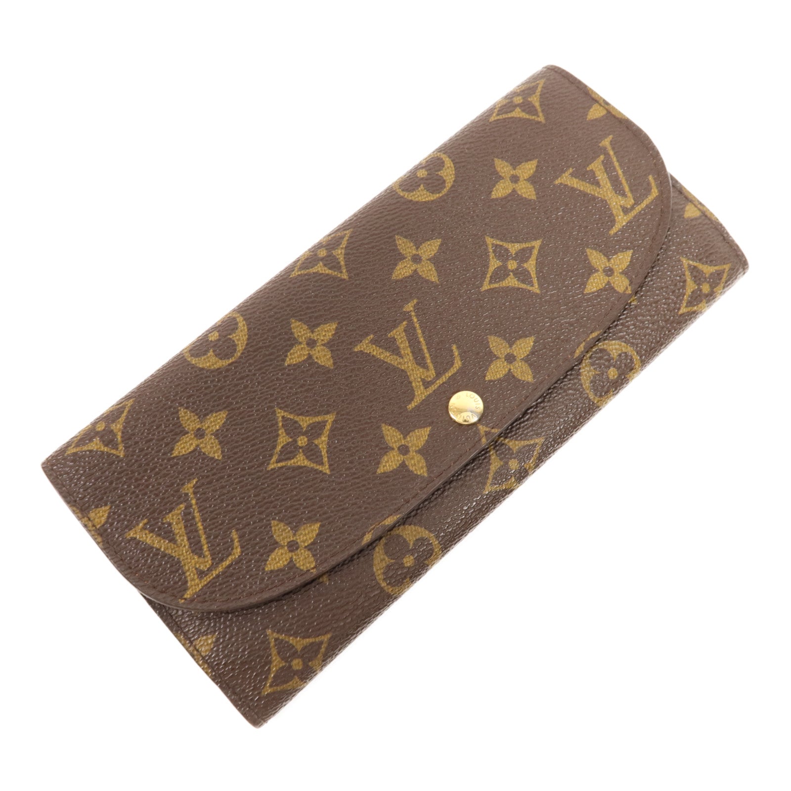 LOUIS VUITTON Monogram Long Wallet金扣長錢包