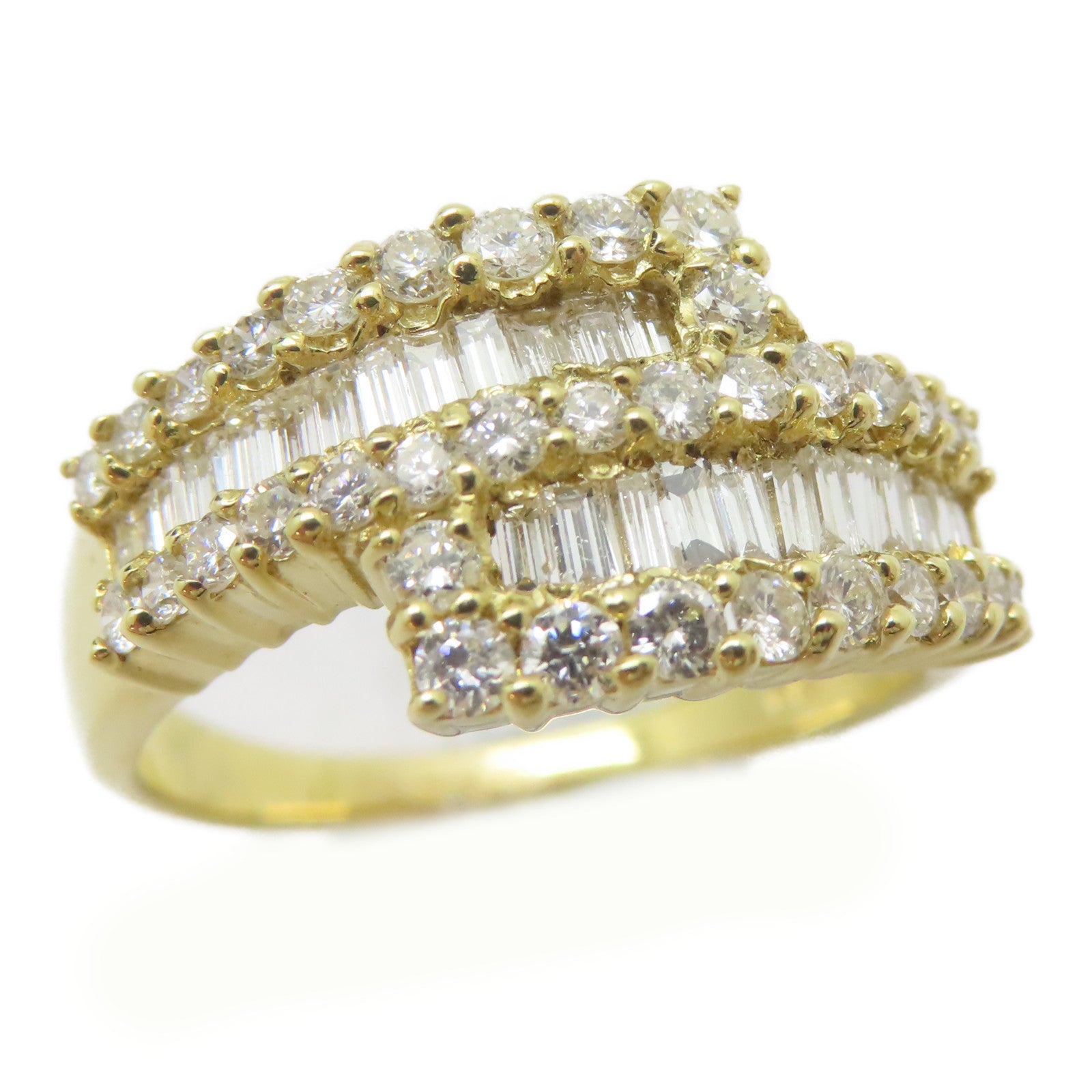 JEWELRY 18K黃金Diamond Ring 1.15ct鑽石戒指US#8