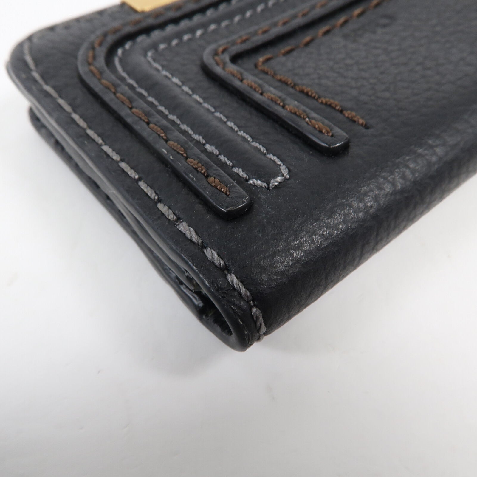 Chloe 牛皮皮革Card case金扣卡片套