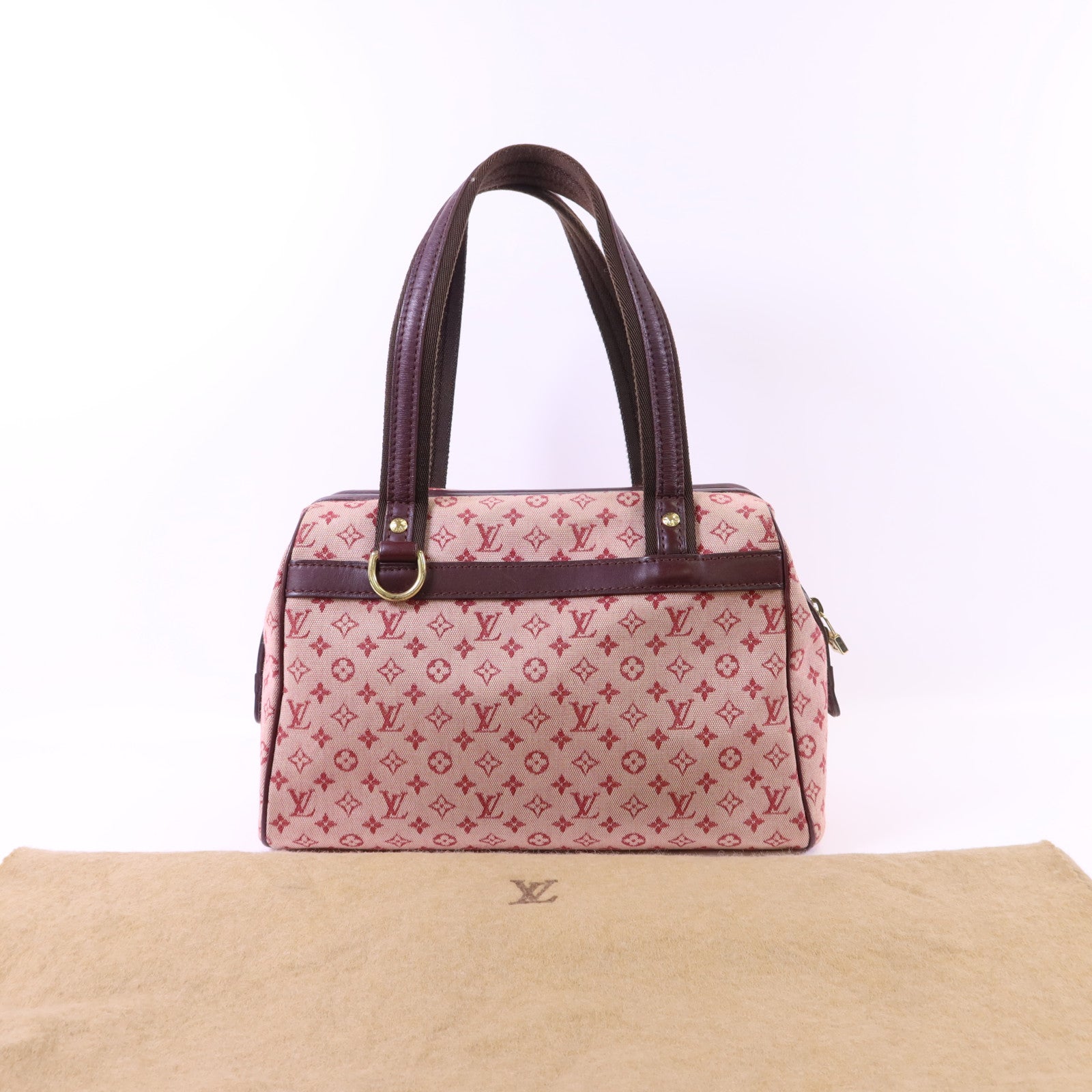 LOUIS VUITTON Monogram Mini Josephine PM金扣手挽袋