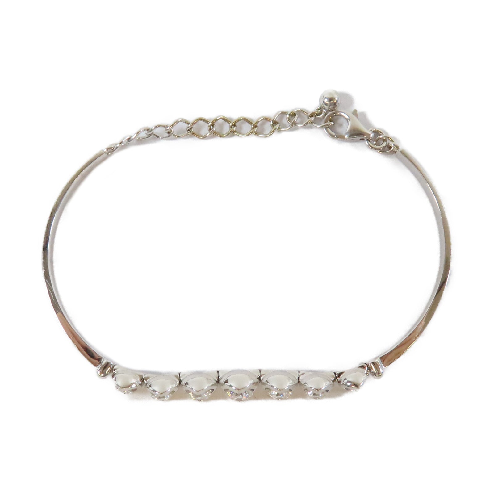 JEWELRY 【激減優惠】18K白金Diamond Bracelet0.31ct/0.875ct 鑽石手鏈#16.75cm