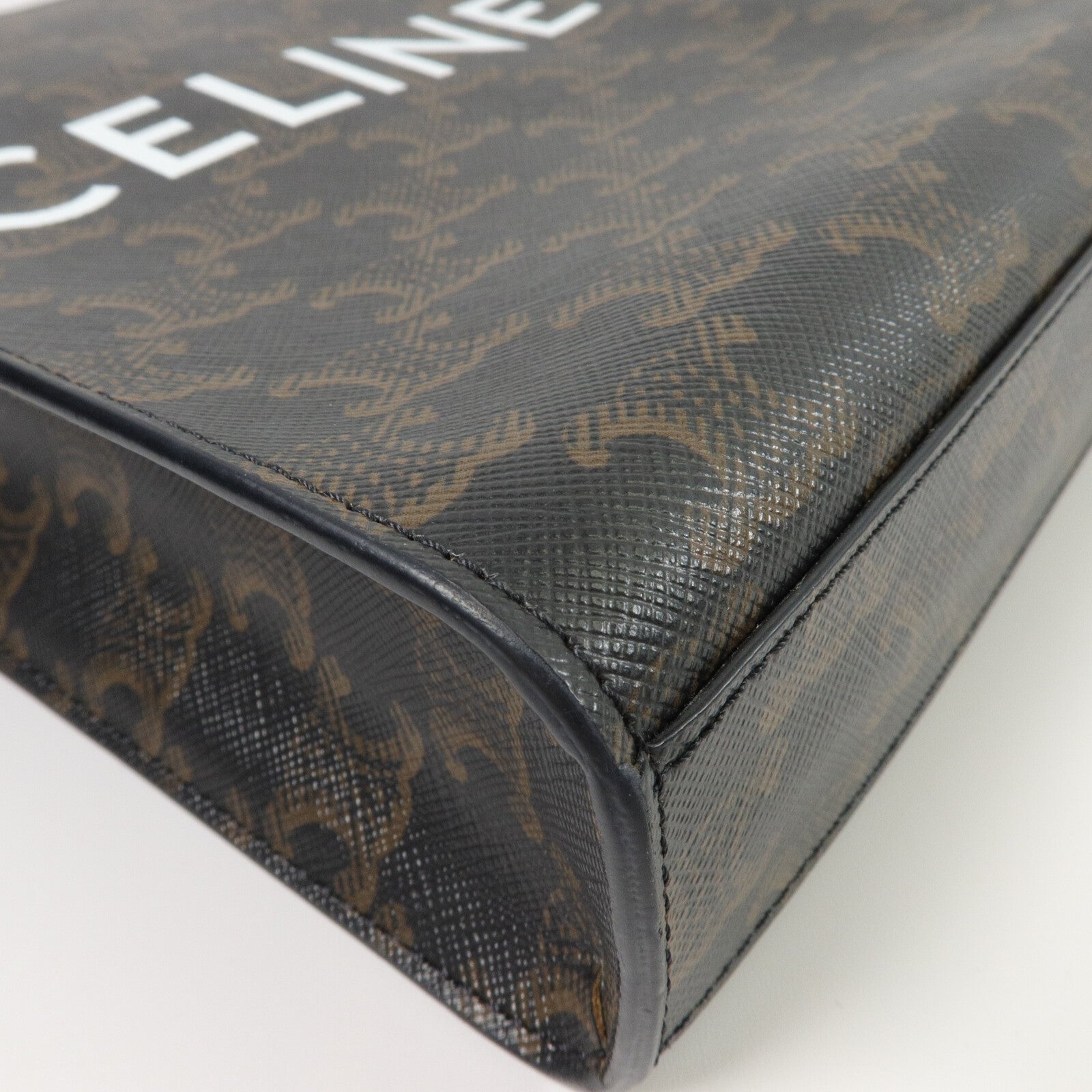CELINE 塗層帆布Mini Vertical Cabas手挽肩背兩用袋