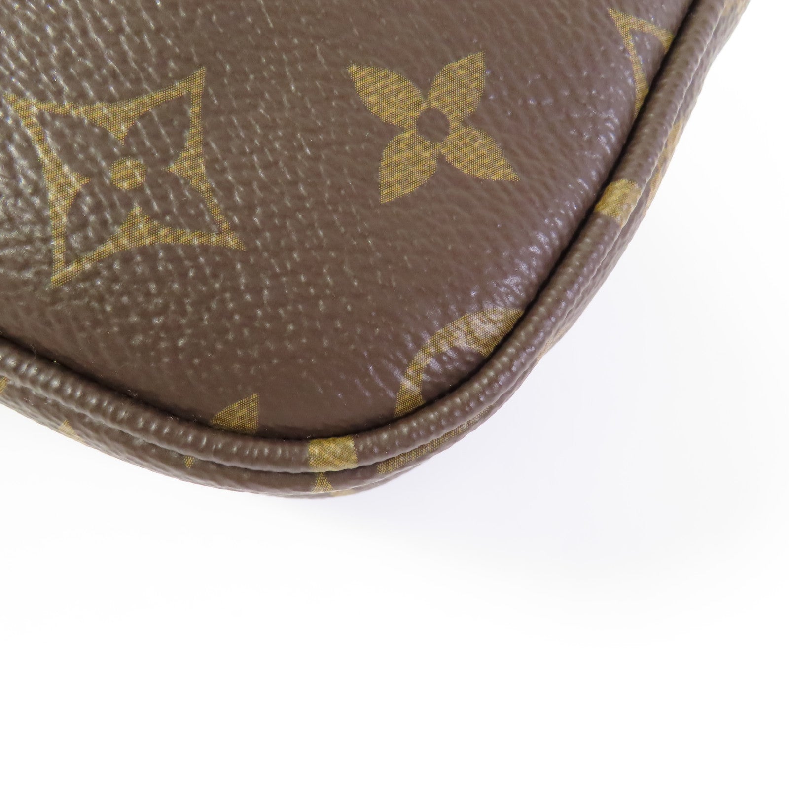 LOUIS VUITTON Monogram Multi Pochette Accessoires金扣手挽肩背兩用袋棕色