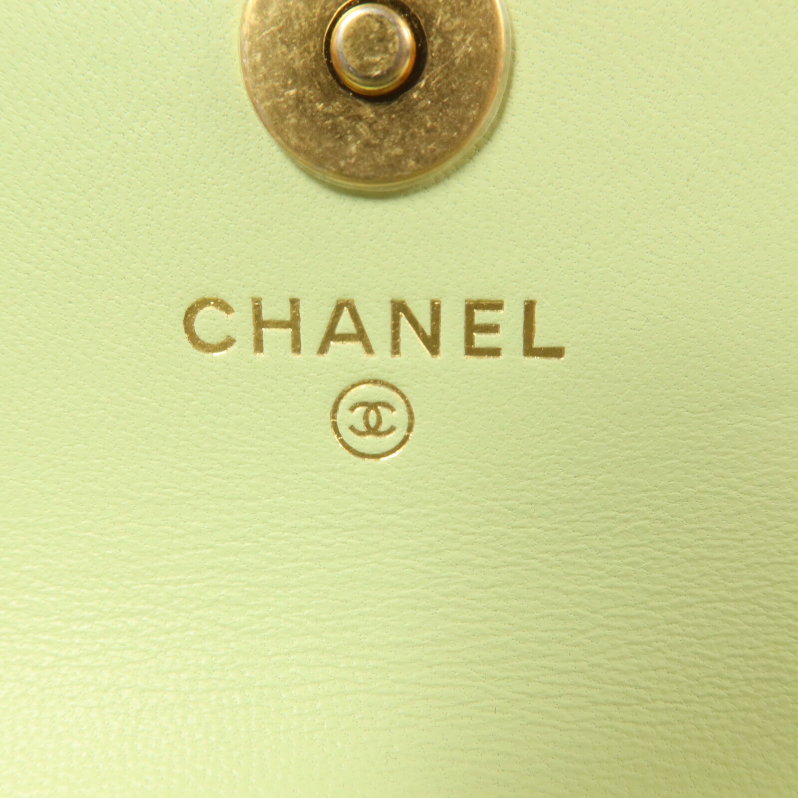 CHANEL 羊皮皮革Mini Wallet On Chain鏈帶肩背袋