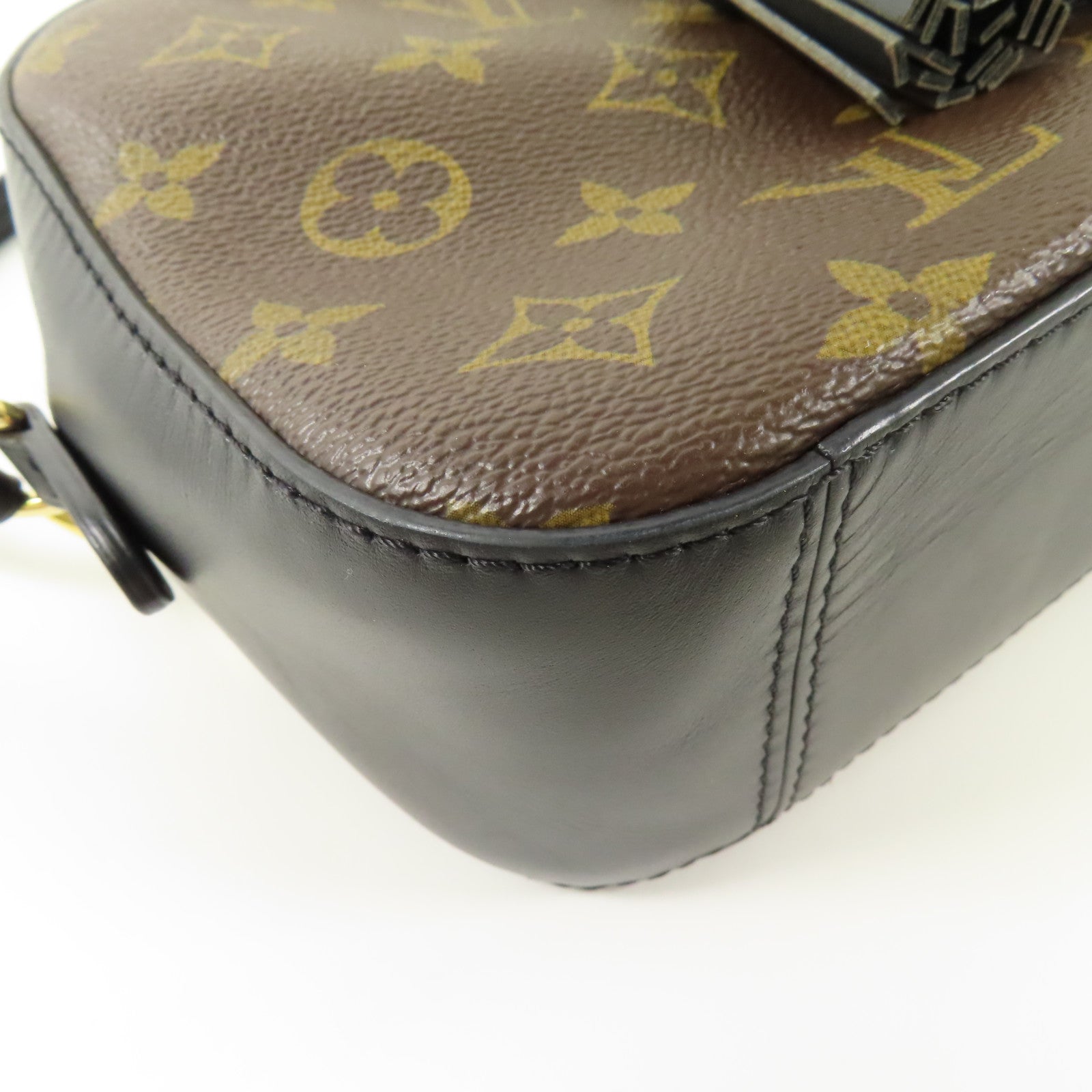 LOUIS VUITTON 【激減優惠】Monogram Saintonge金扣手挽肩背兩用袋