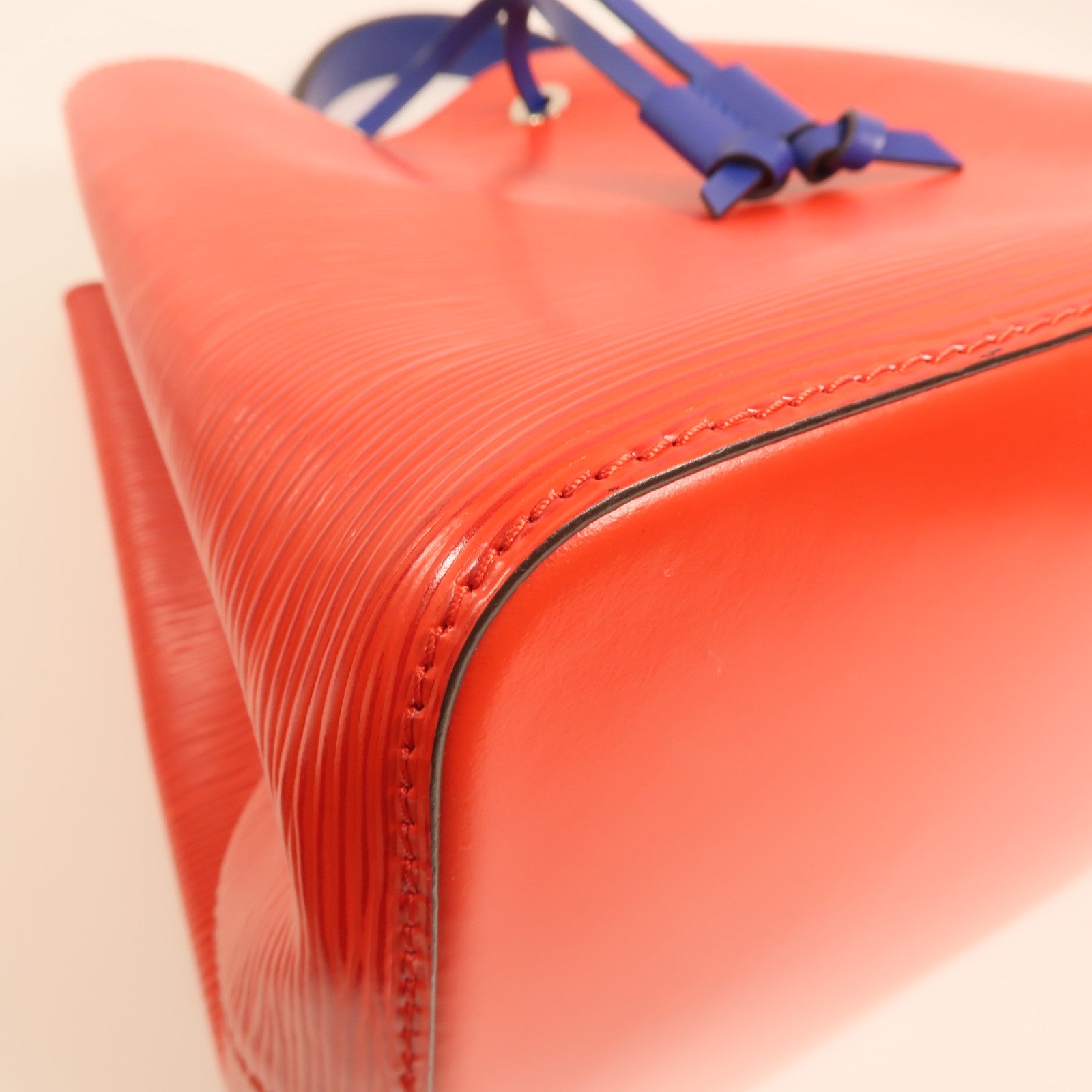 LOUIS VUITTON Epi NeoNoe MM銀扣手挽肩背兩用袋紅色藍色