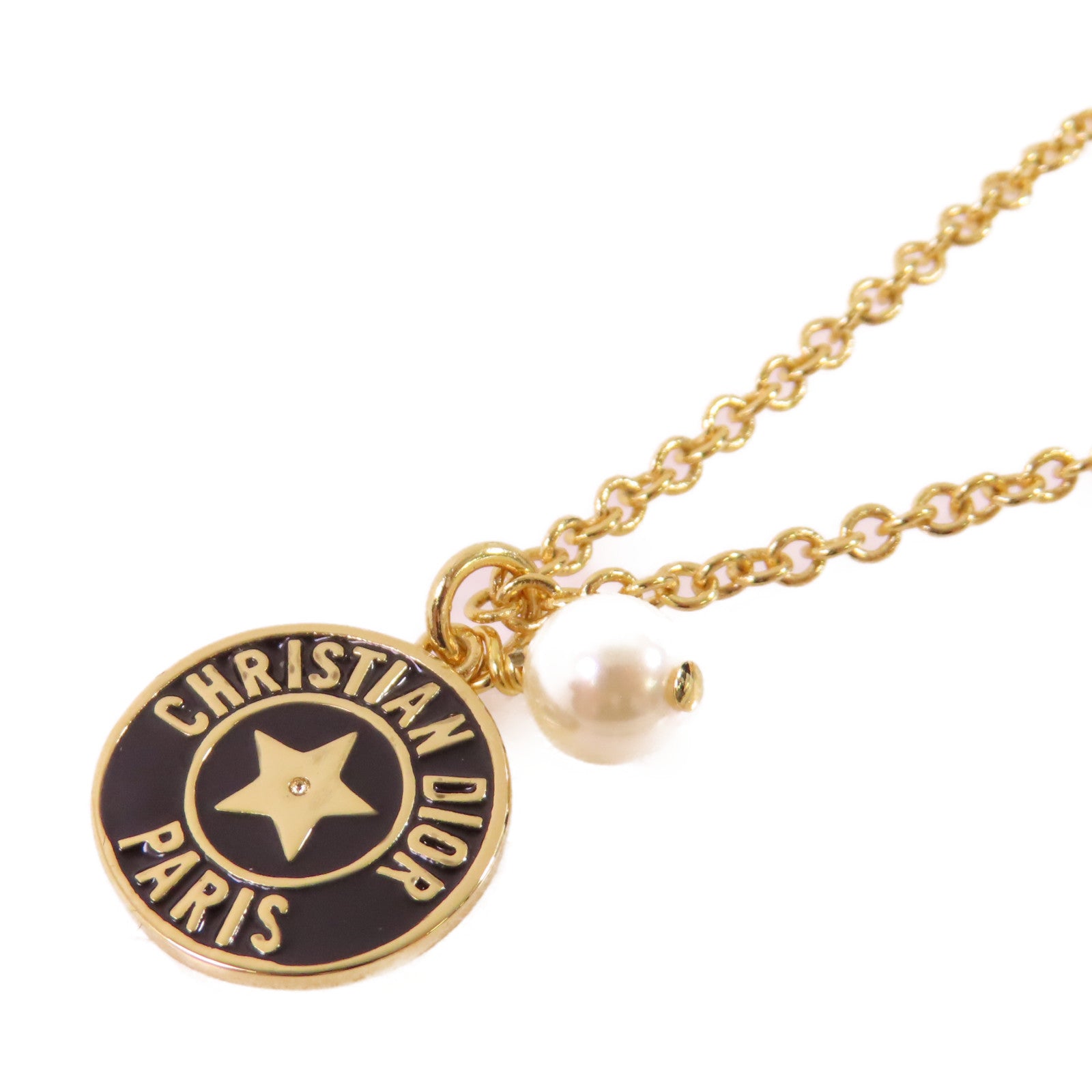 Dior 金屬/仿珍珠Necklace項鏈