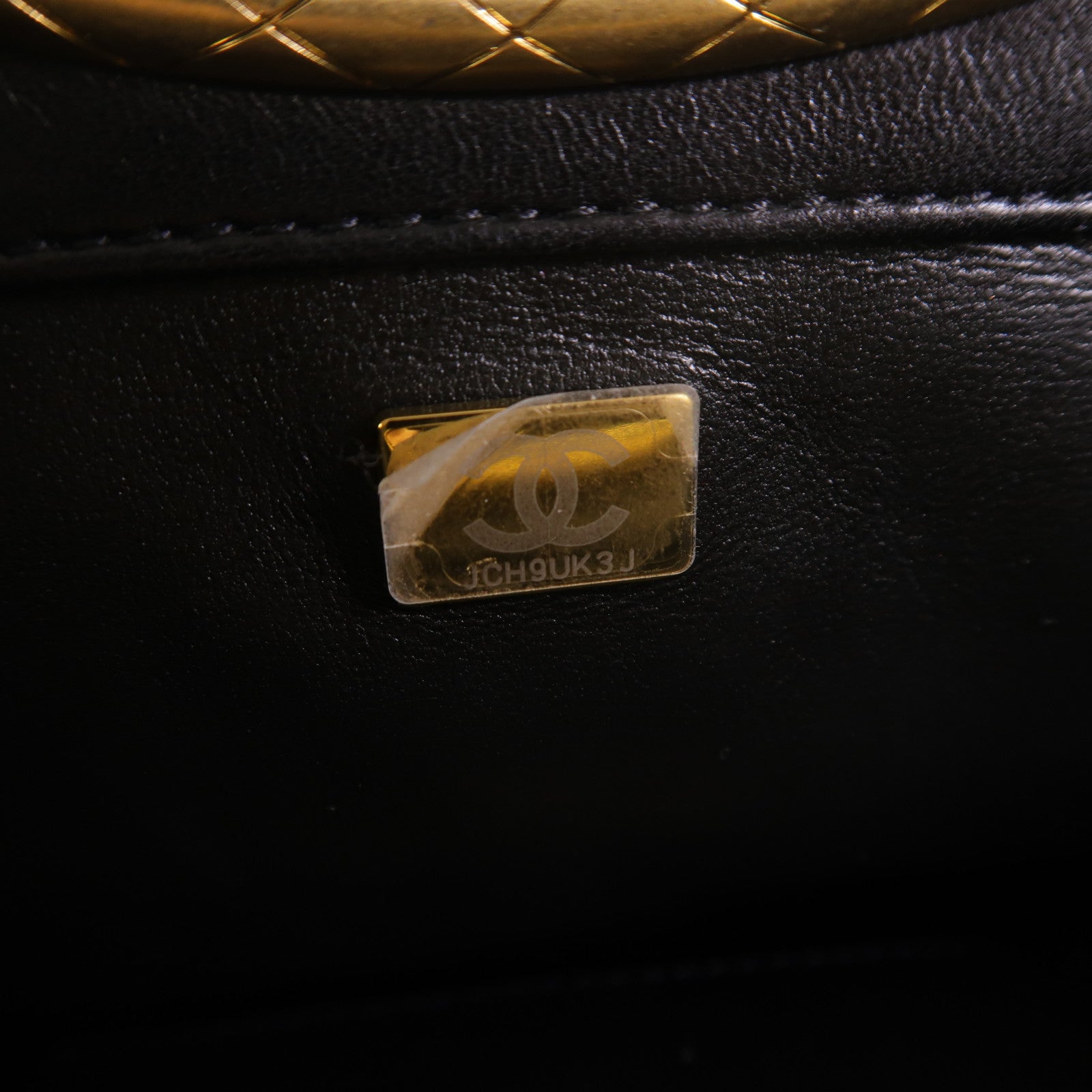 CHANEL 羊皮皮革2 Way Shoulder金扣手挽肩背兩用袋