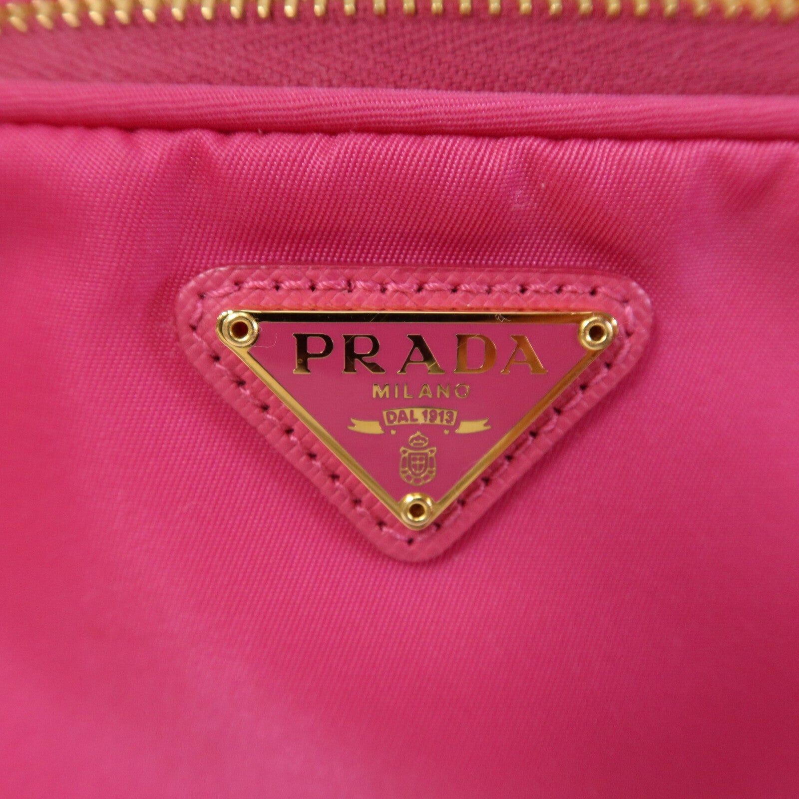 PRADA 尼龍Duet Re-Nylon金扣手挽肩背兩用袋