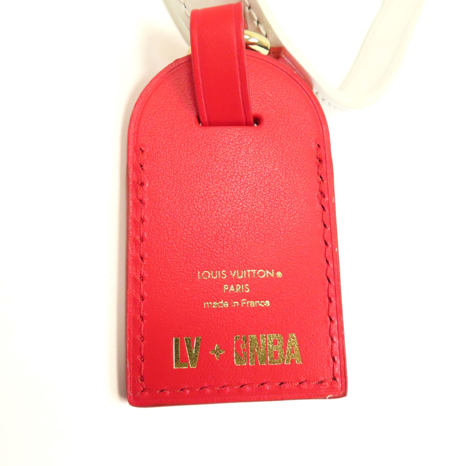 LOUIS VUITTON 【激減優惠】Monogram/皮革LVxNBA Soft Trunk金扣肩背袋啡色/白色