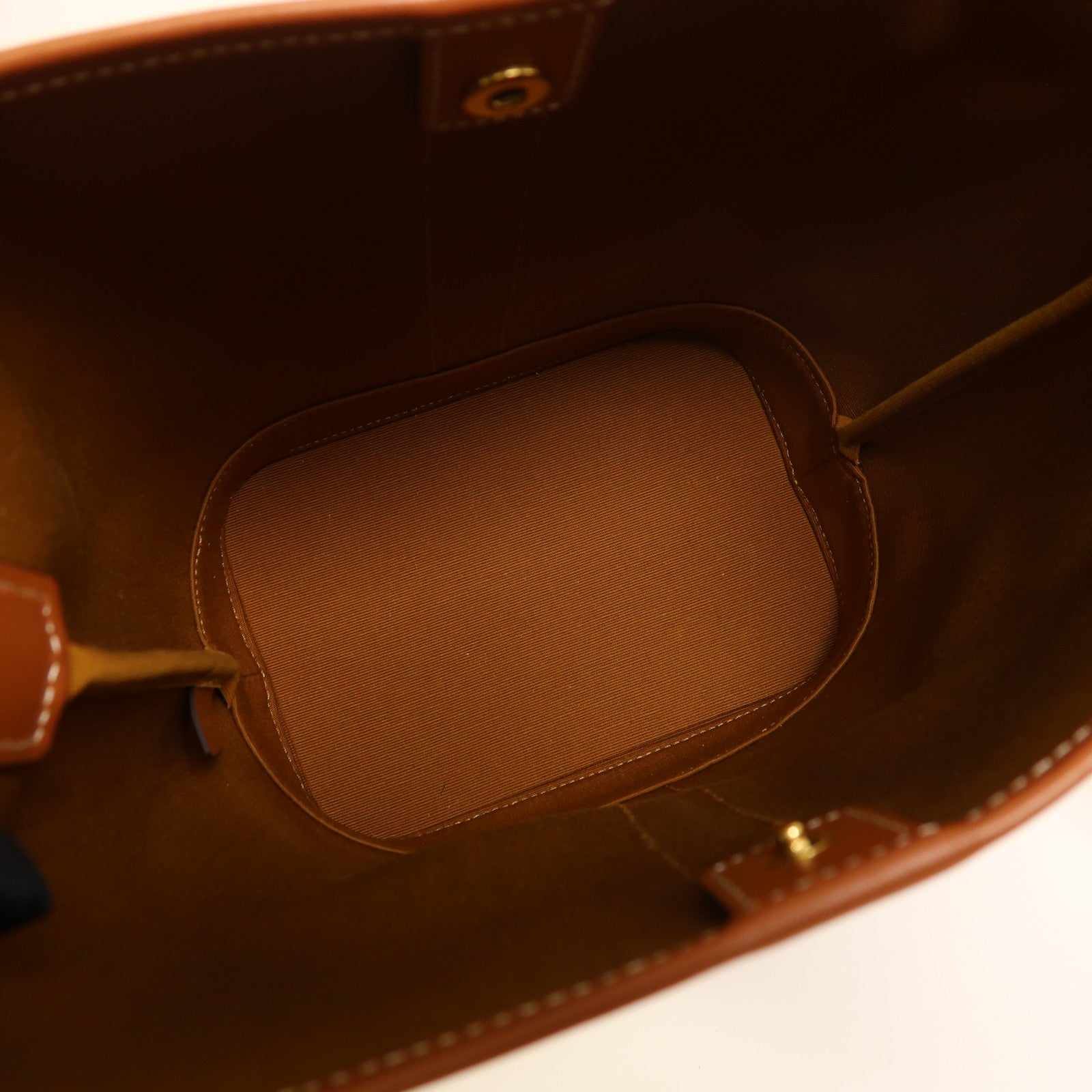 CELINE 塗層帆布Triomphe Bucket金扣肩背袋
