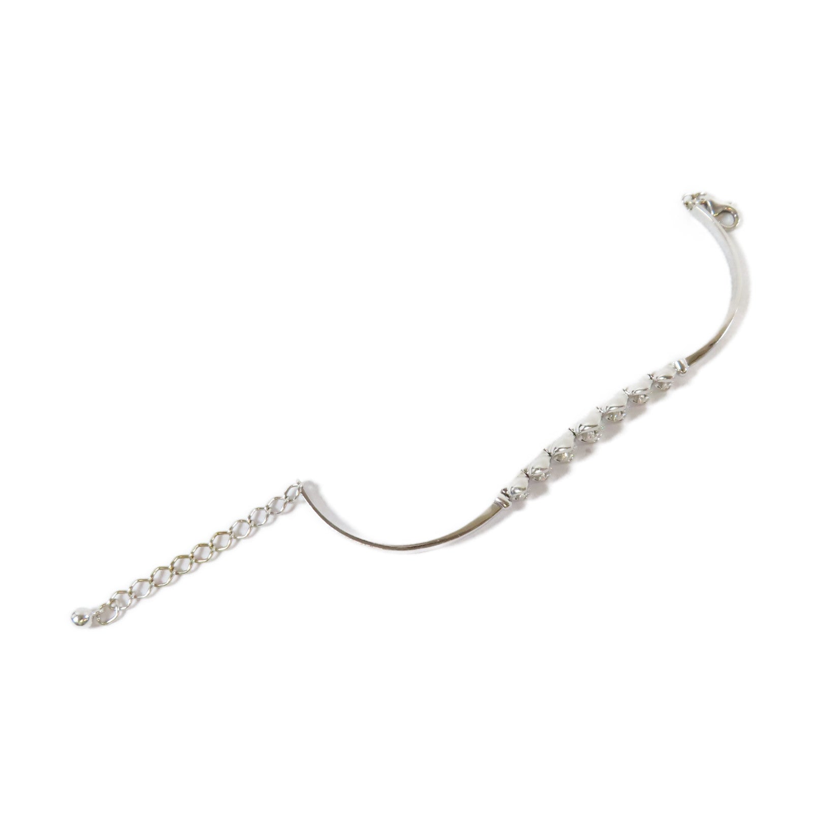 JEWELRY 【激減優惠】18K白金Diamond Bracelet0.31ct/0.875ct 鑽石手鏈#16.75cm