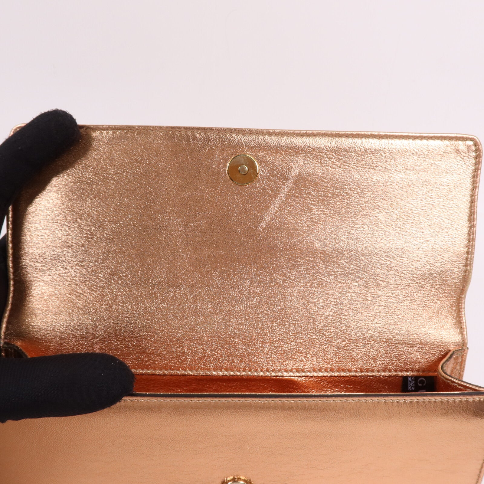 GUCCI 牛皮皮革Clutch金扣手拿包