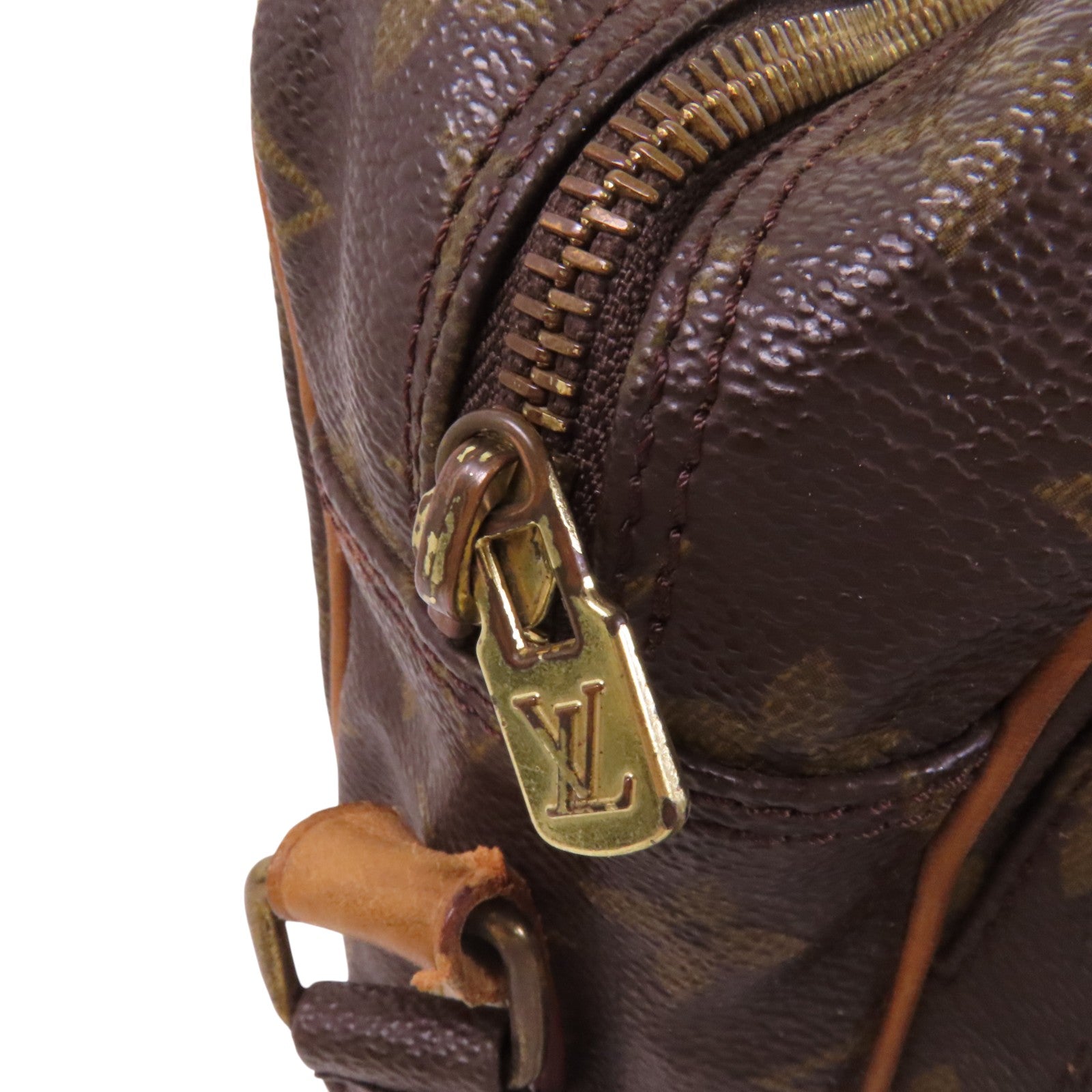 LOUIS VUITTON Monogram Nile金扣肩背袋