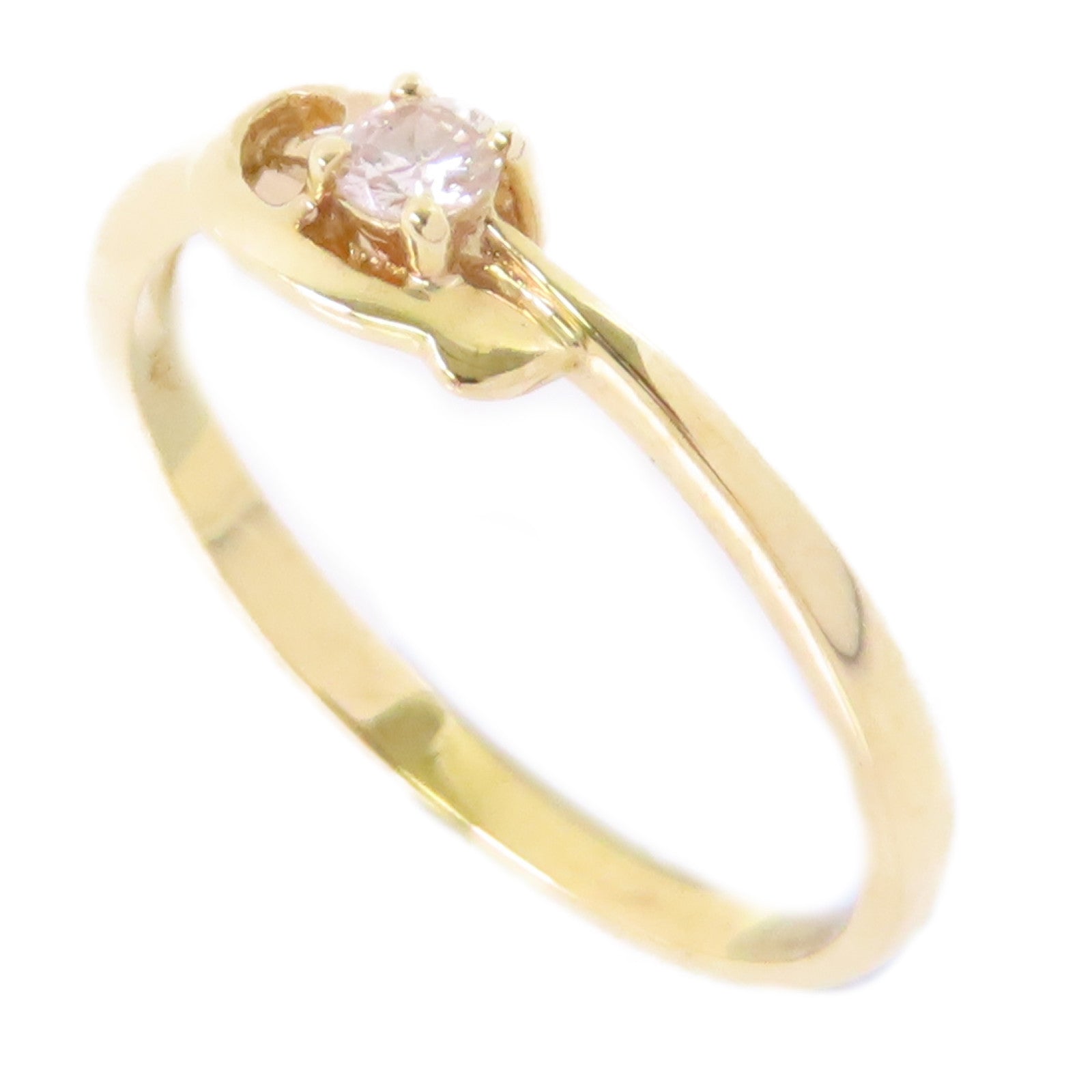 JEWELRY 【激減優惠】18K黃金/鑽石Diamond Ring戒指US#6
