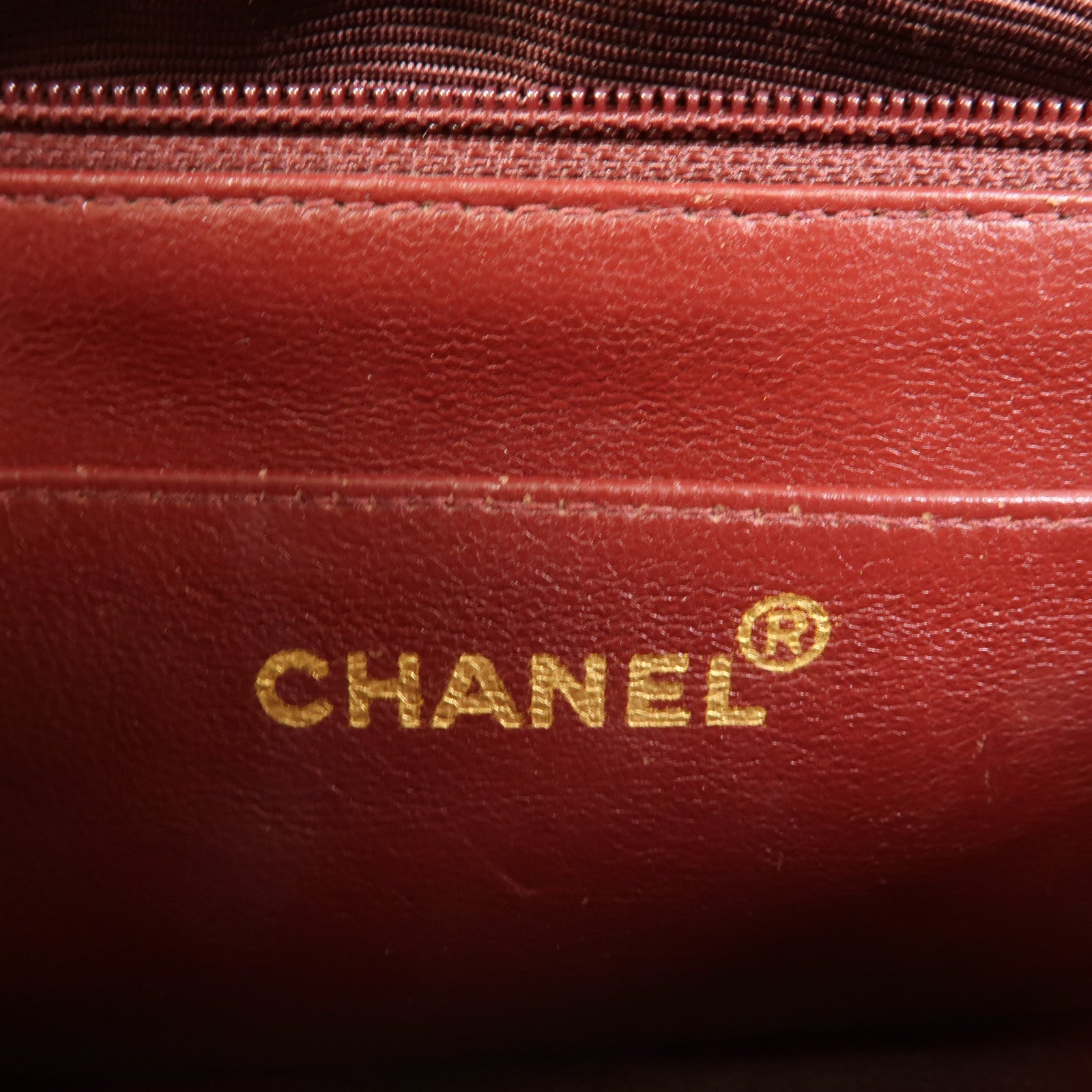 CHANEL 羊皮皮革Vintage Diana鏈帶肩背袋