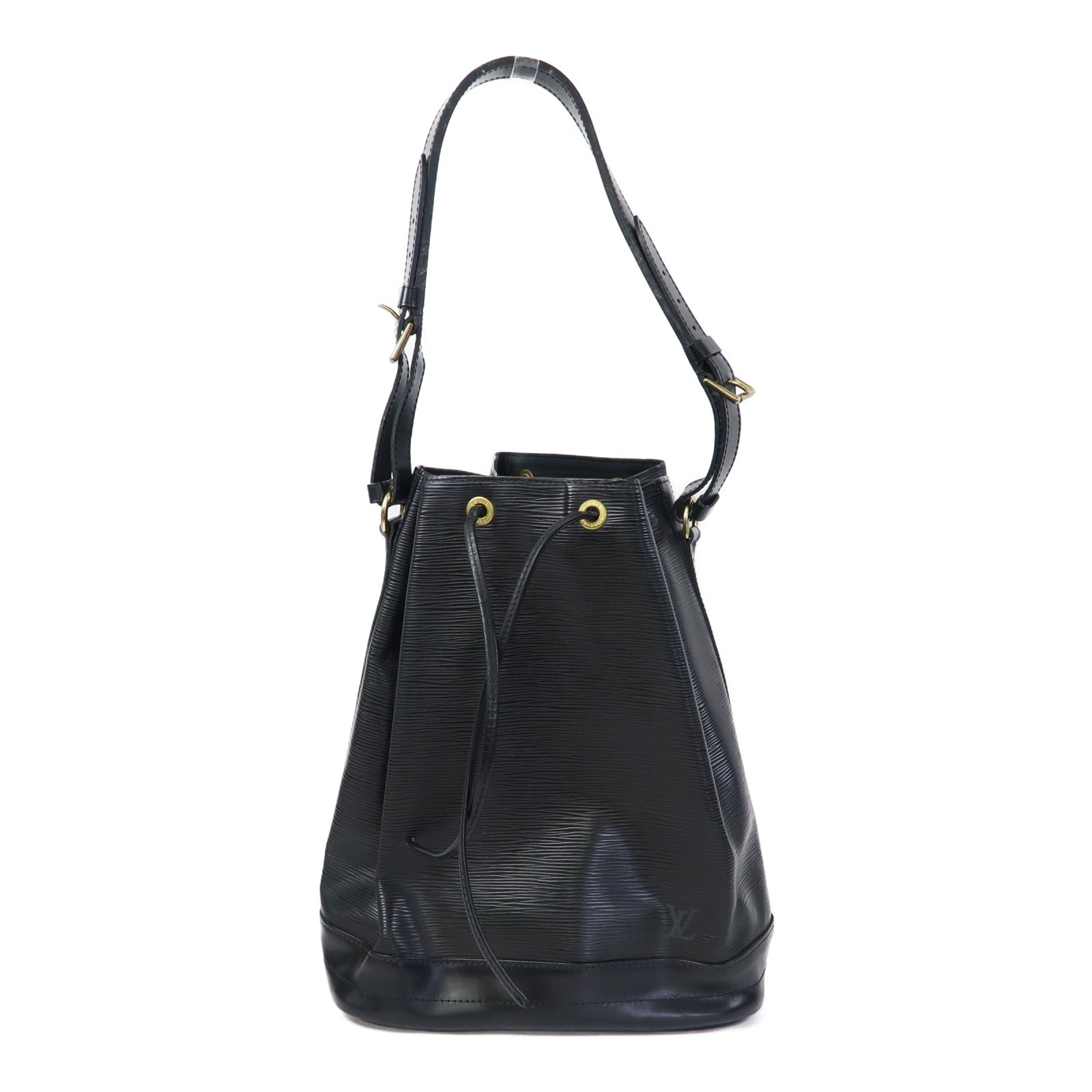 LOUIS VUITTON Epi Noe金扣肩背袋黑色