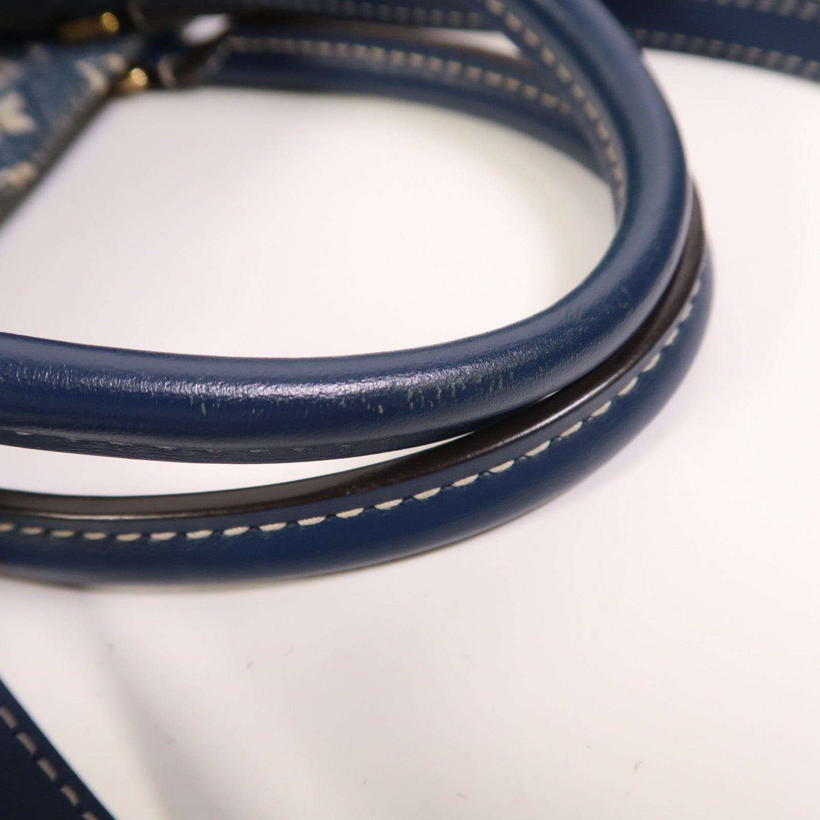 LOUIS VUITTON Monogram Denim On The Go MM金扣手挽肩背兩用袋