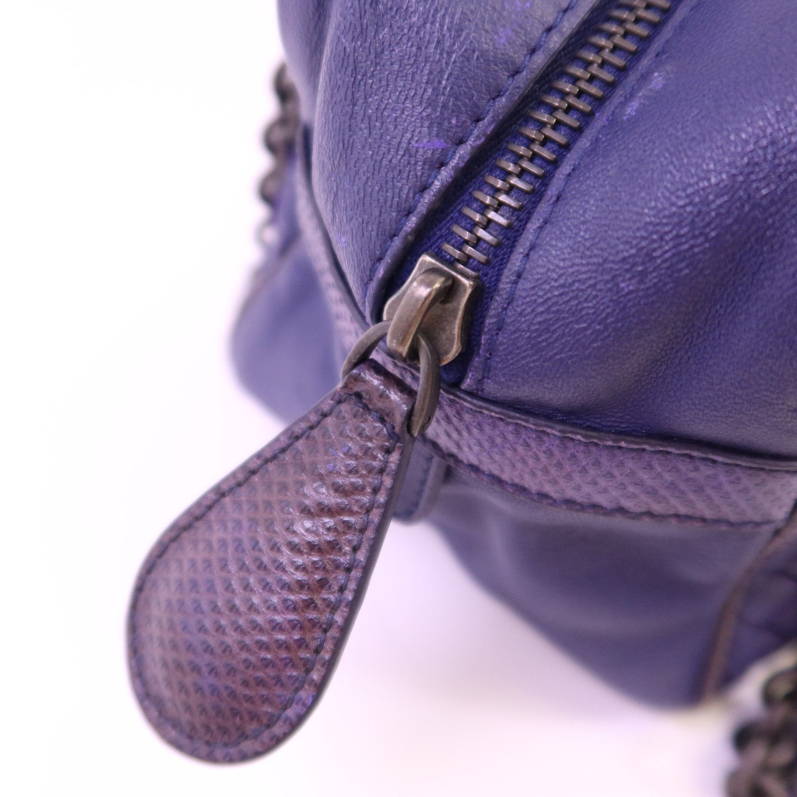 BOTTEGA VENETA 織紋皮革Shoulder Bag鏈帶肩背袋