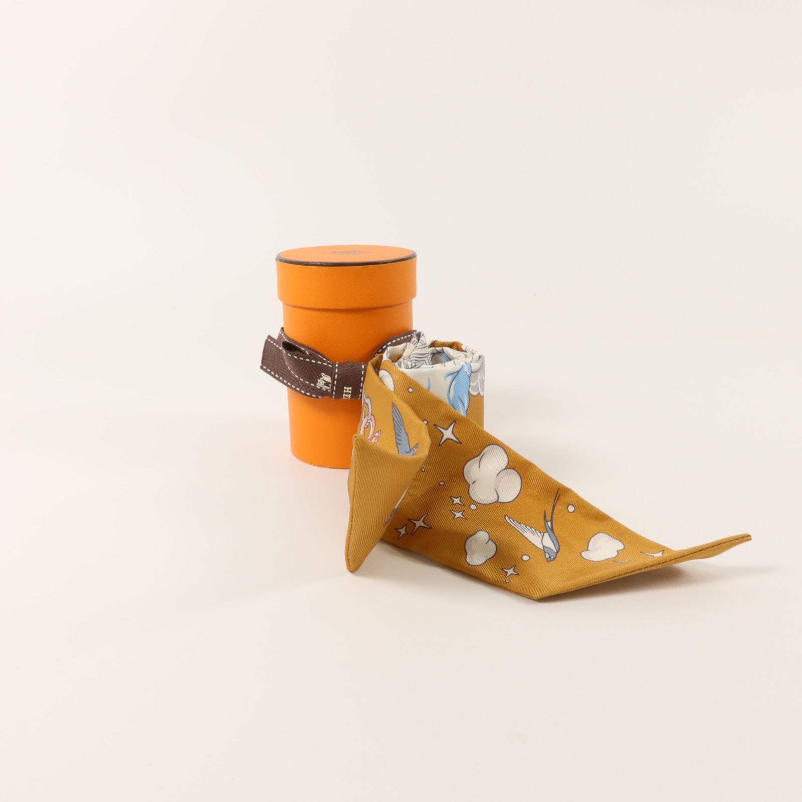 HERMES 絲質Twilly絲巾