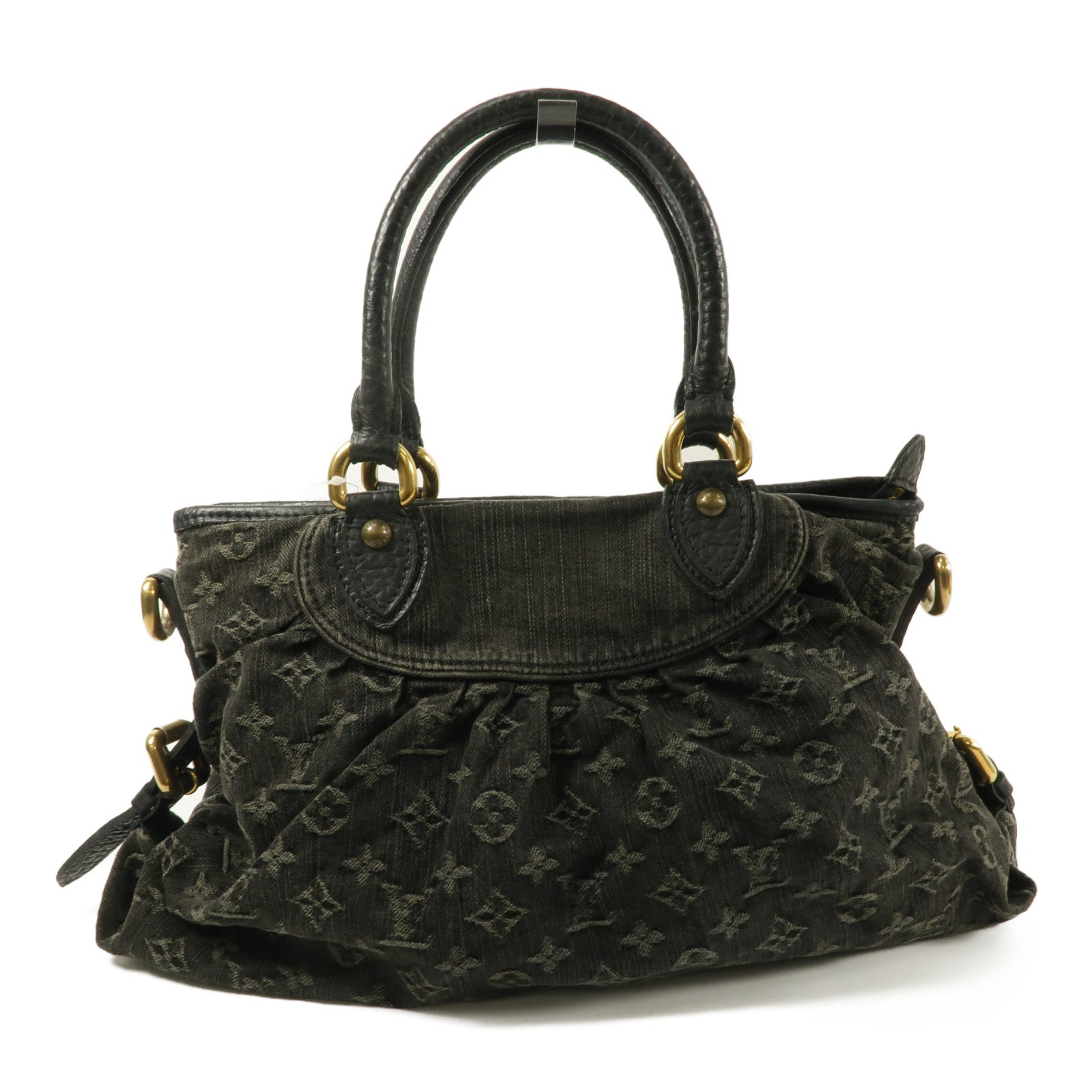 LOUIS VUITTON Monogram Denim Neo Cabby MM手挽肩背兩用袋