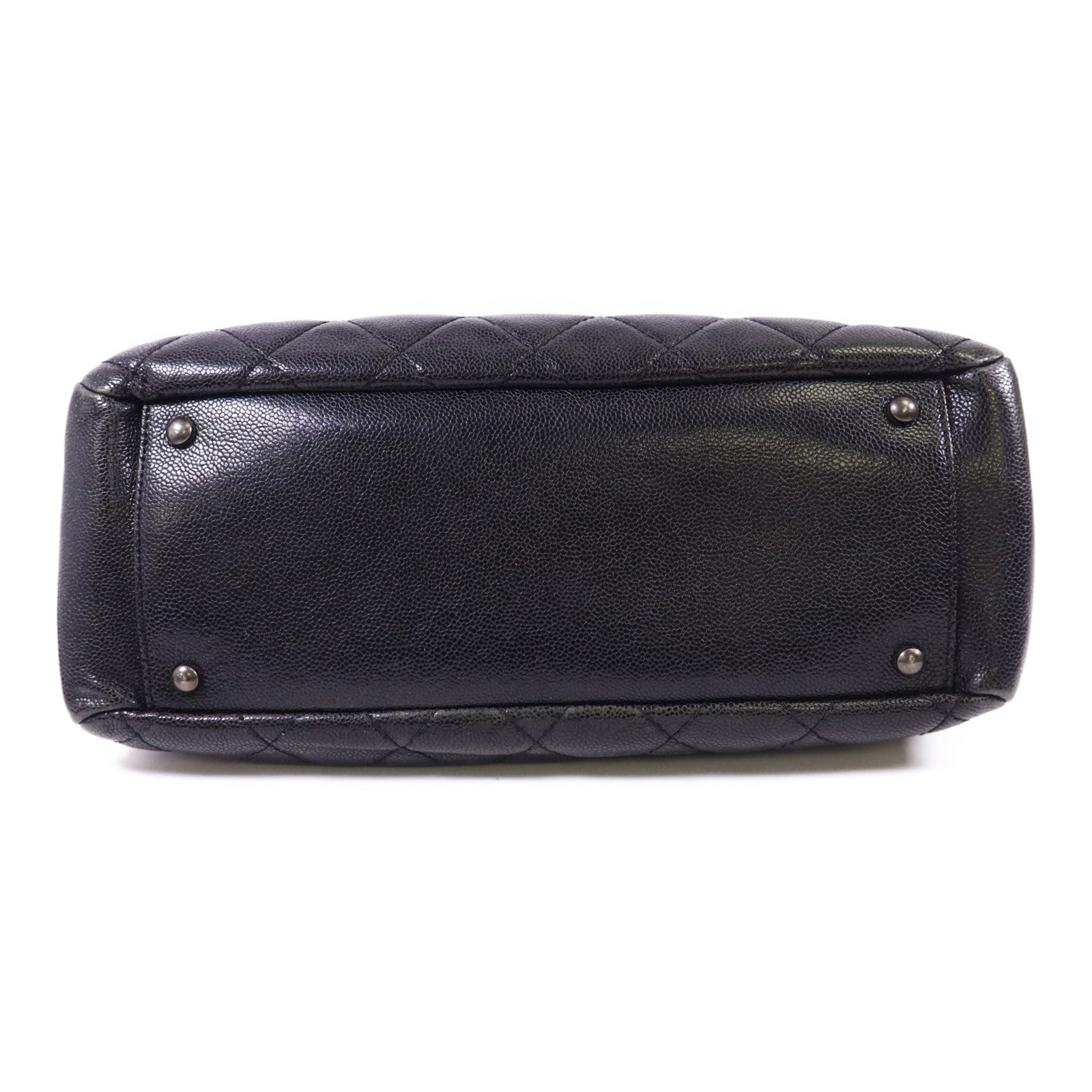 CHANEL 牛皮皮革Chic Shopping Tote銀扣肩背袋