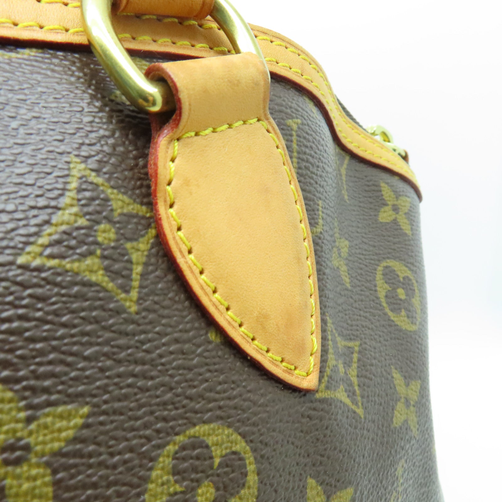 LOUIS VUITTON 【激減優惠】Monogram Lockit Vertical金扣手挽袋啡色