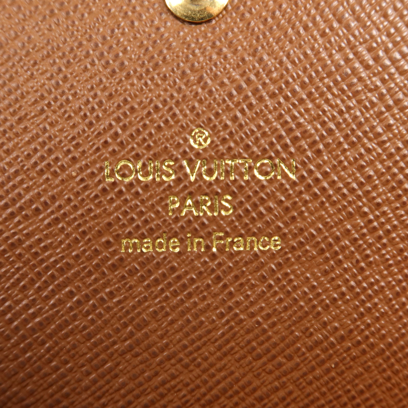 LOUIS VUITTON Monogram Long Wallet金扣長錢包