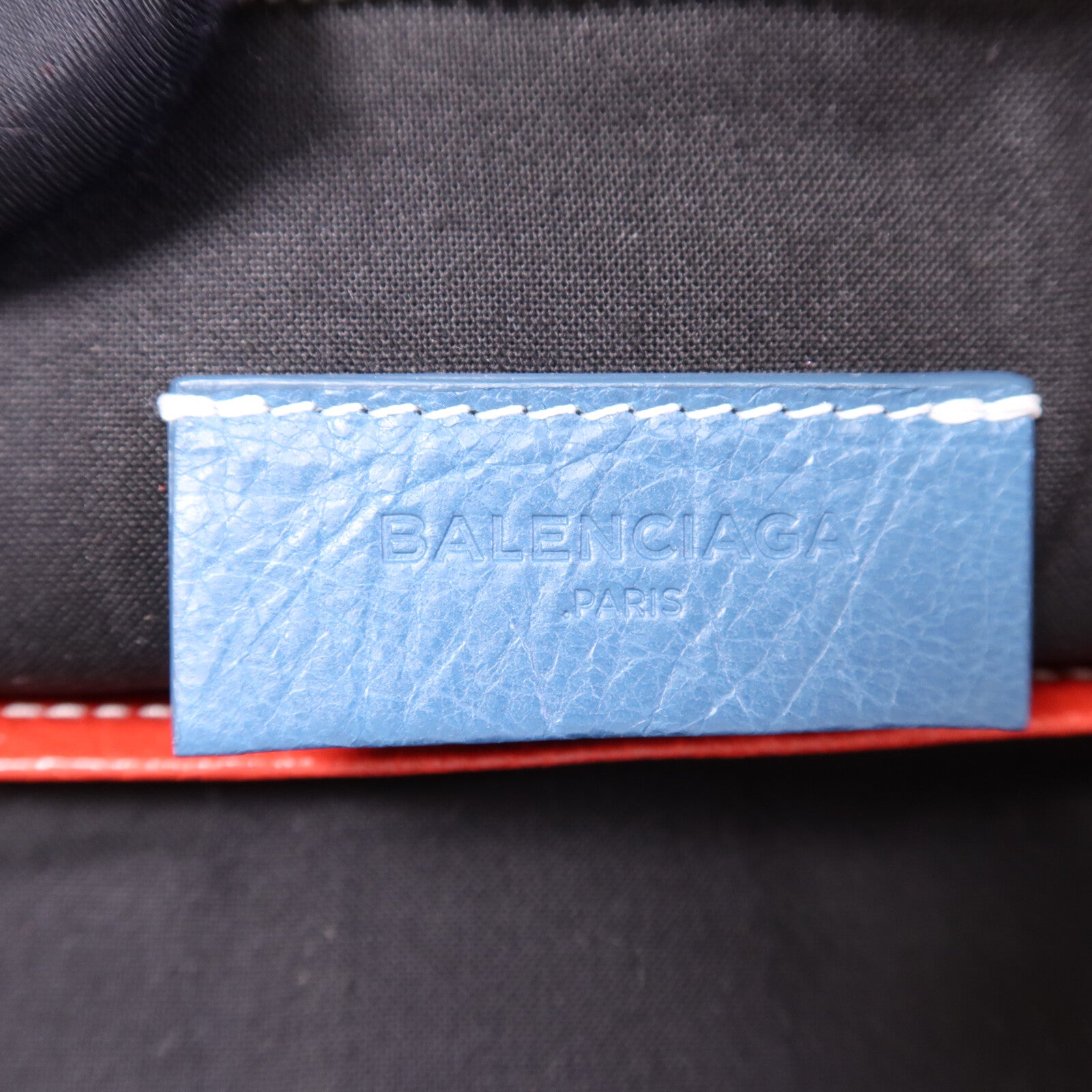 BALENCIAGA 牛皮皮革Clutch銀扣手拿包