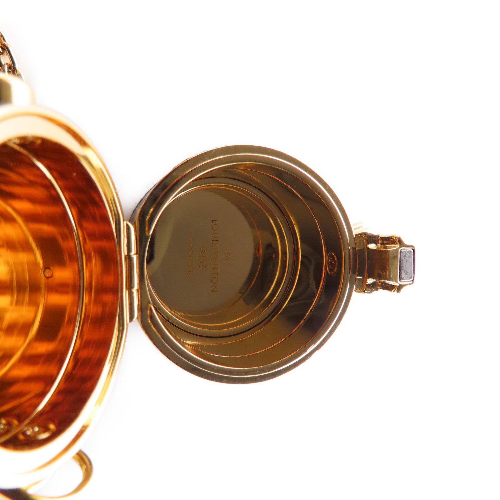 LOUIS VUITTON LV GHW Lipstick Case MP2406 Monogram Brown