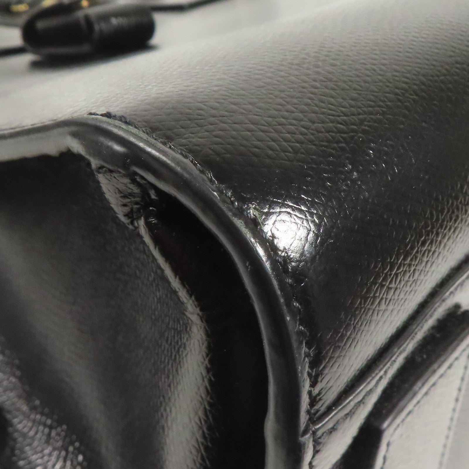 YVES SAINT LAURENT 牛皮皮革Shoulder Bag金扣手挽肩背兩用袋