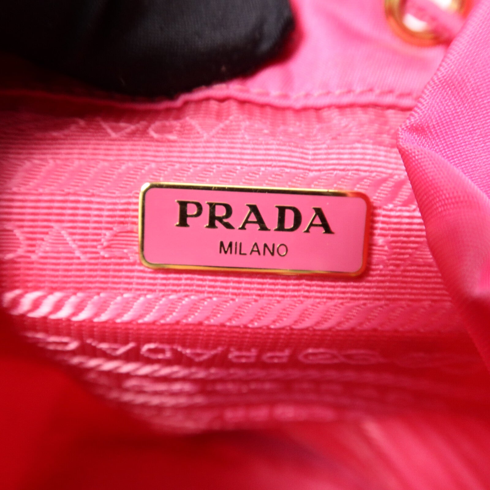 PRADA 尼龍Duet Re-Nylon金扣手挽肩背兩用袋