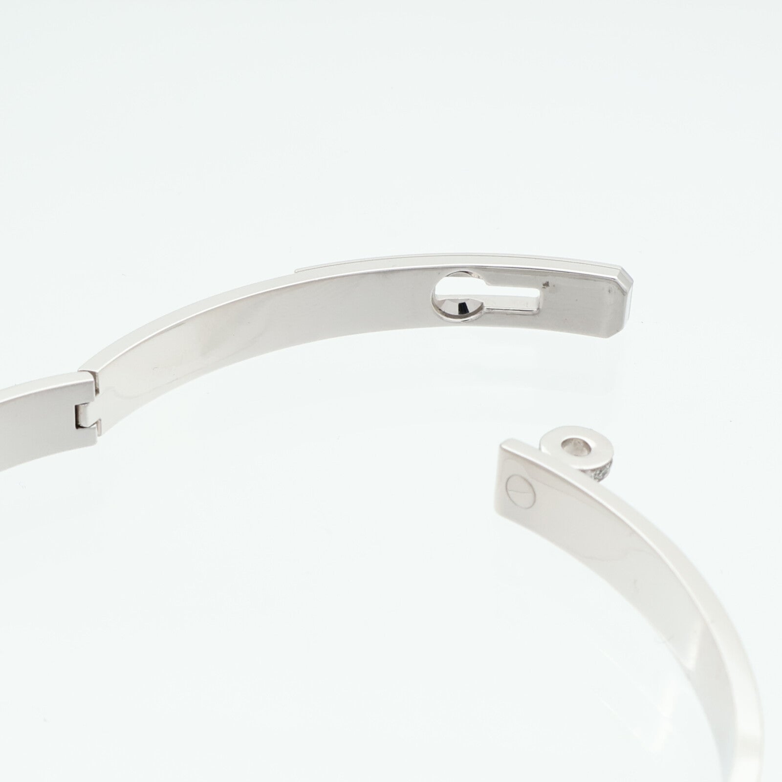 HERMES 18K白金Kelly Bracelet Diamond鑽石手鐲