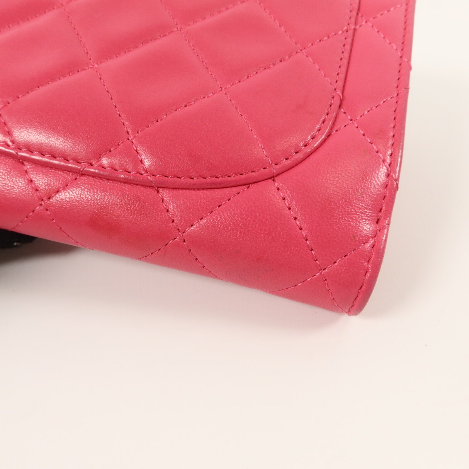 CHANEL 羊皮皮革Bifold Wallet錢包