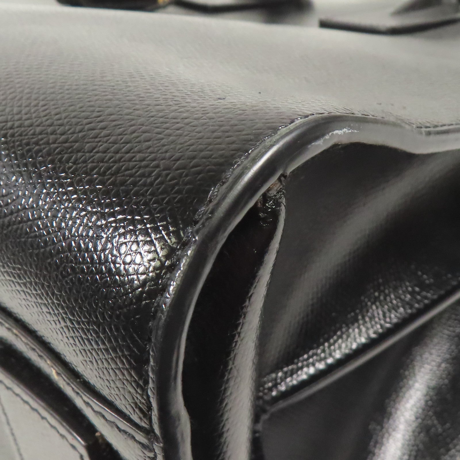 YVES SAINT LAURENT 牛皮皮革Shoulder Bag金扣手挽肩背兩用袋