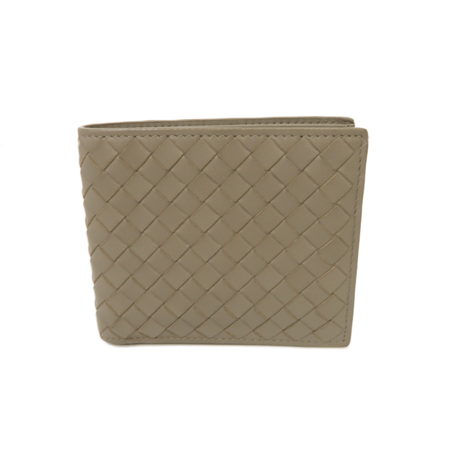 BOTTEGA VENETA 【激減優惠】織紋皮革Wallet錢包灰色