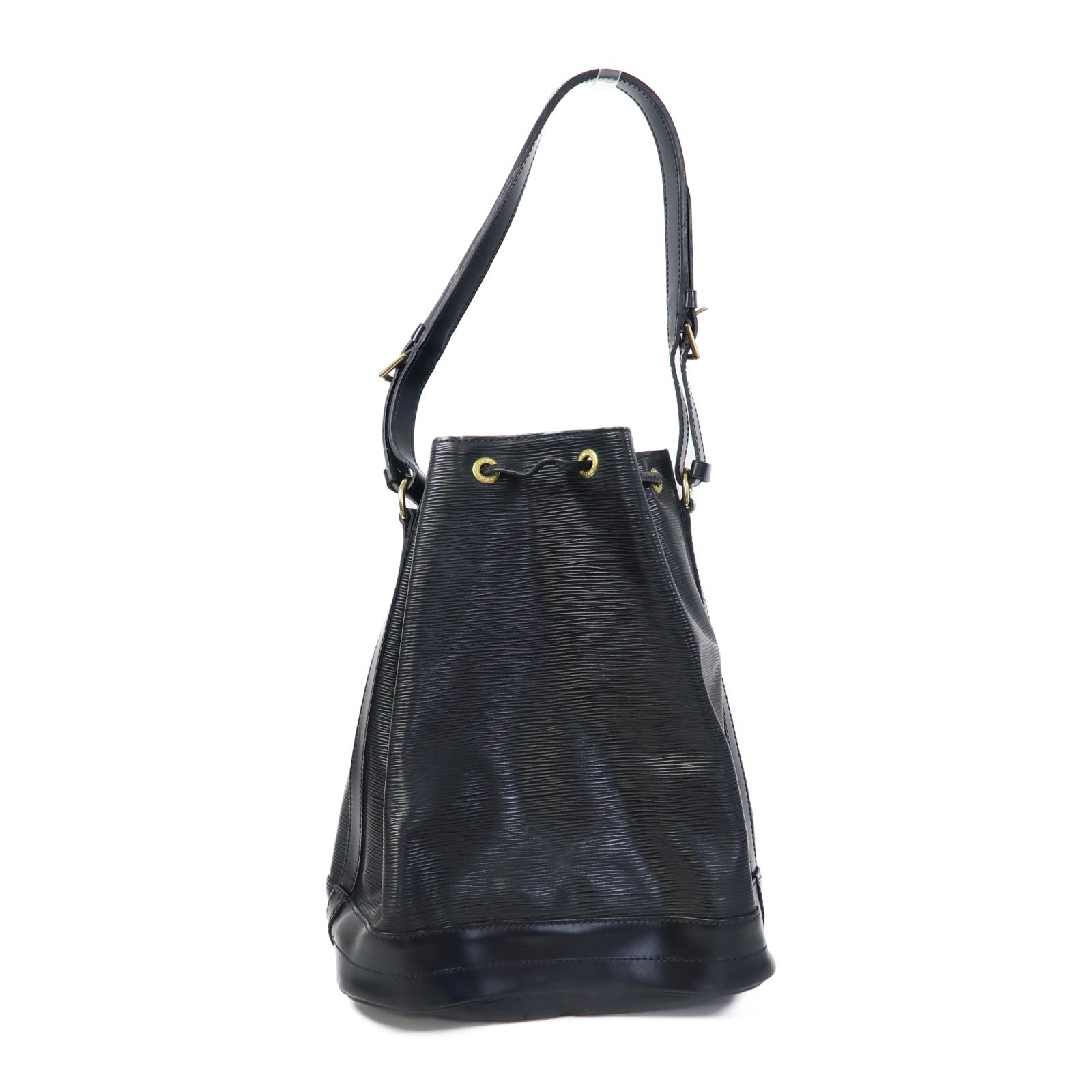 LOUIS VUITTON Epi Noe金扣肩背袋黑色