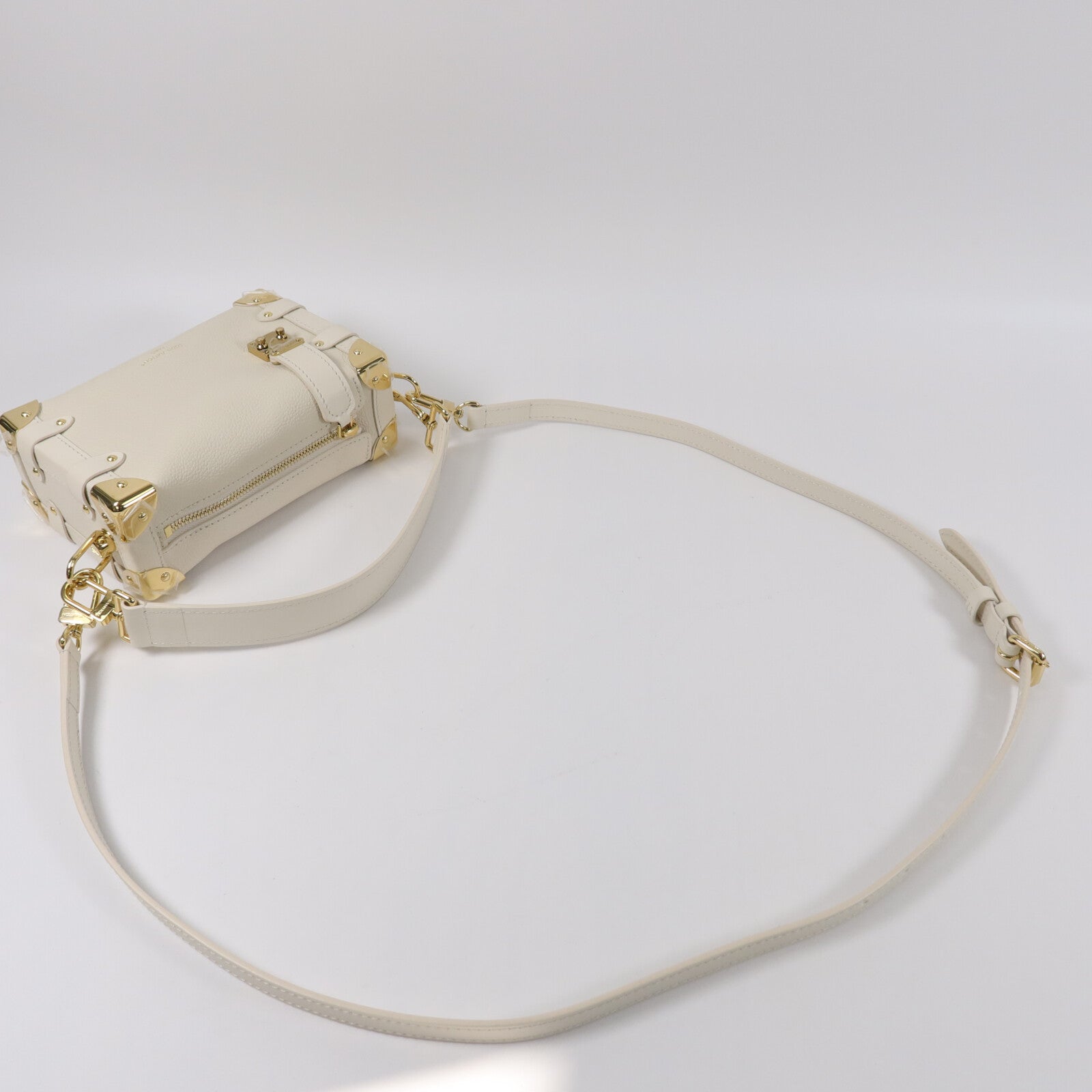 LOUIS VUITTON 牛皮皮革Side Trunk PM手挽肩背兩用袋