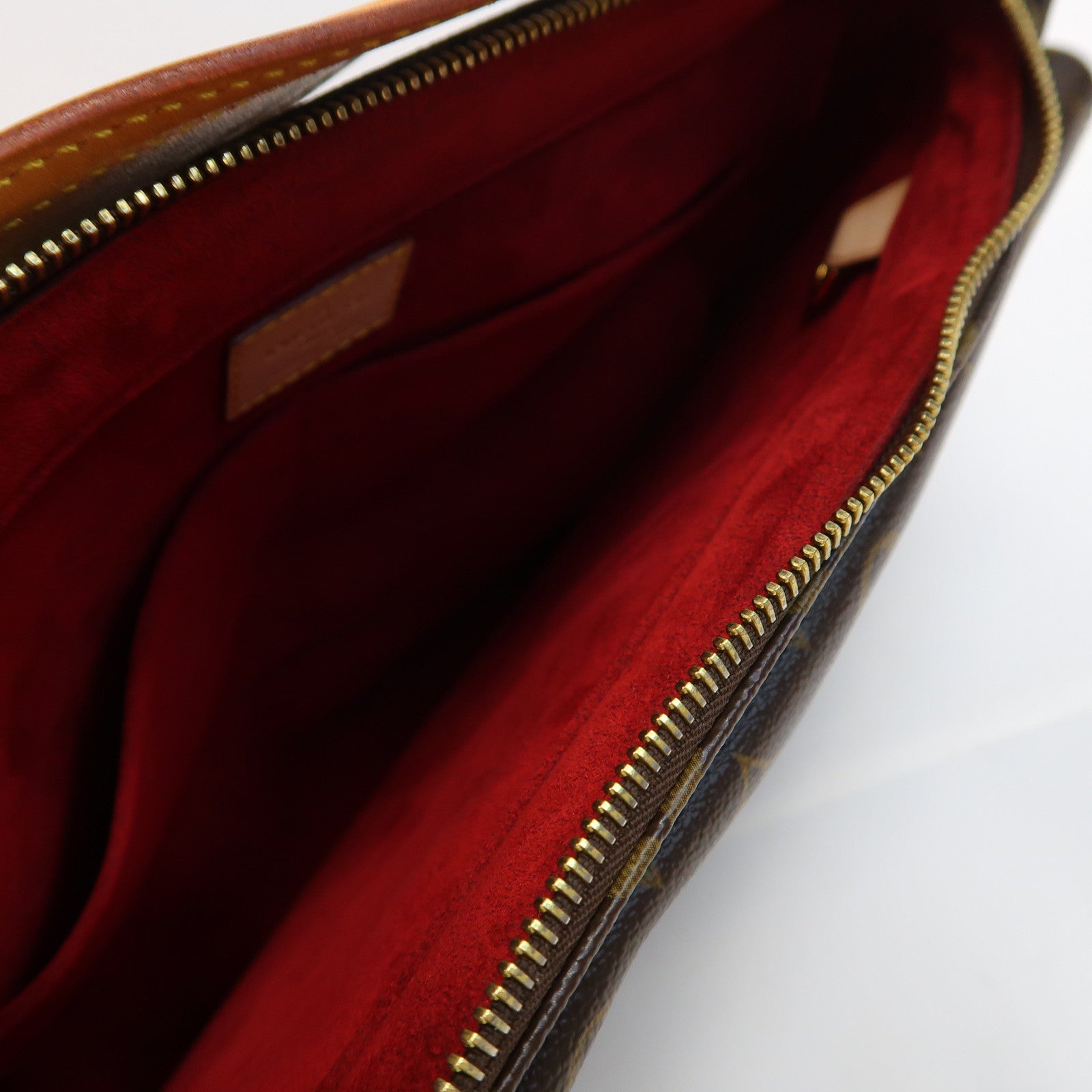 LOUIS VUITTON Monogram Viva Cite GM金扣肩背袋啡色