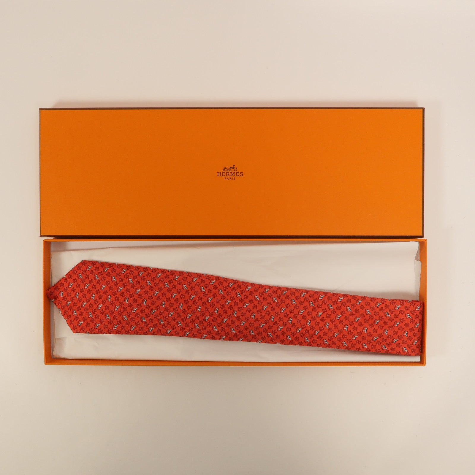 HERMES 絲質Necktie領帶