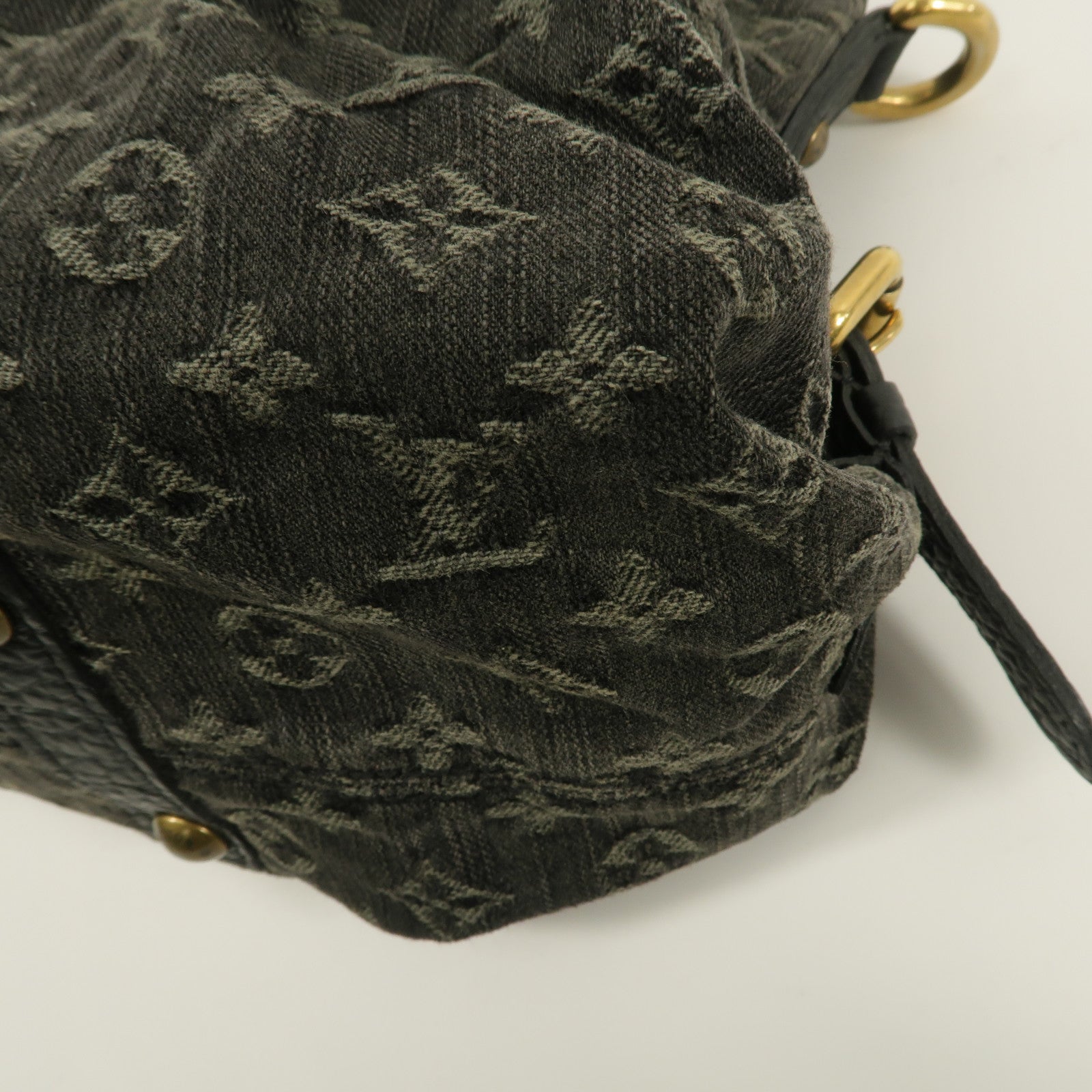 LOUIS VUITTON Monogram Denim Neo Cabby MM手挽肩背兩用袋