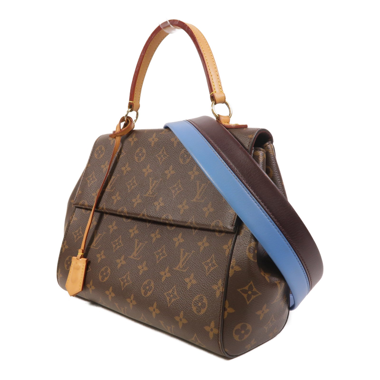 LOUIS VUITTON Monogram Cluny MM金扣手挽肩背兩用袋