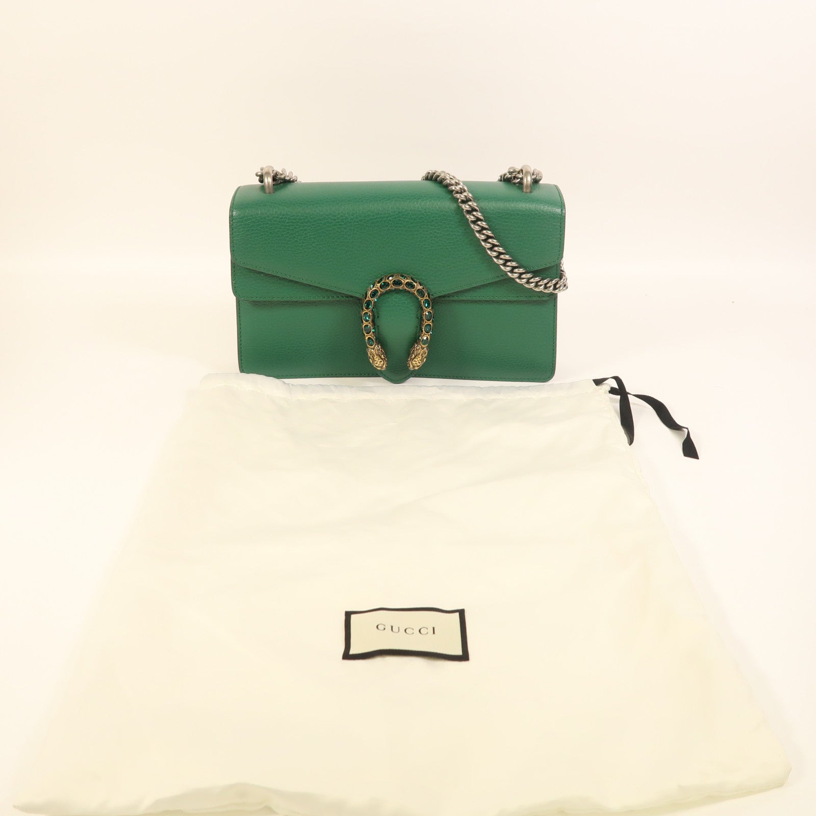 GUCCI 牛皮皮革Dionysus鏈帶肩背袋