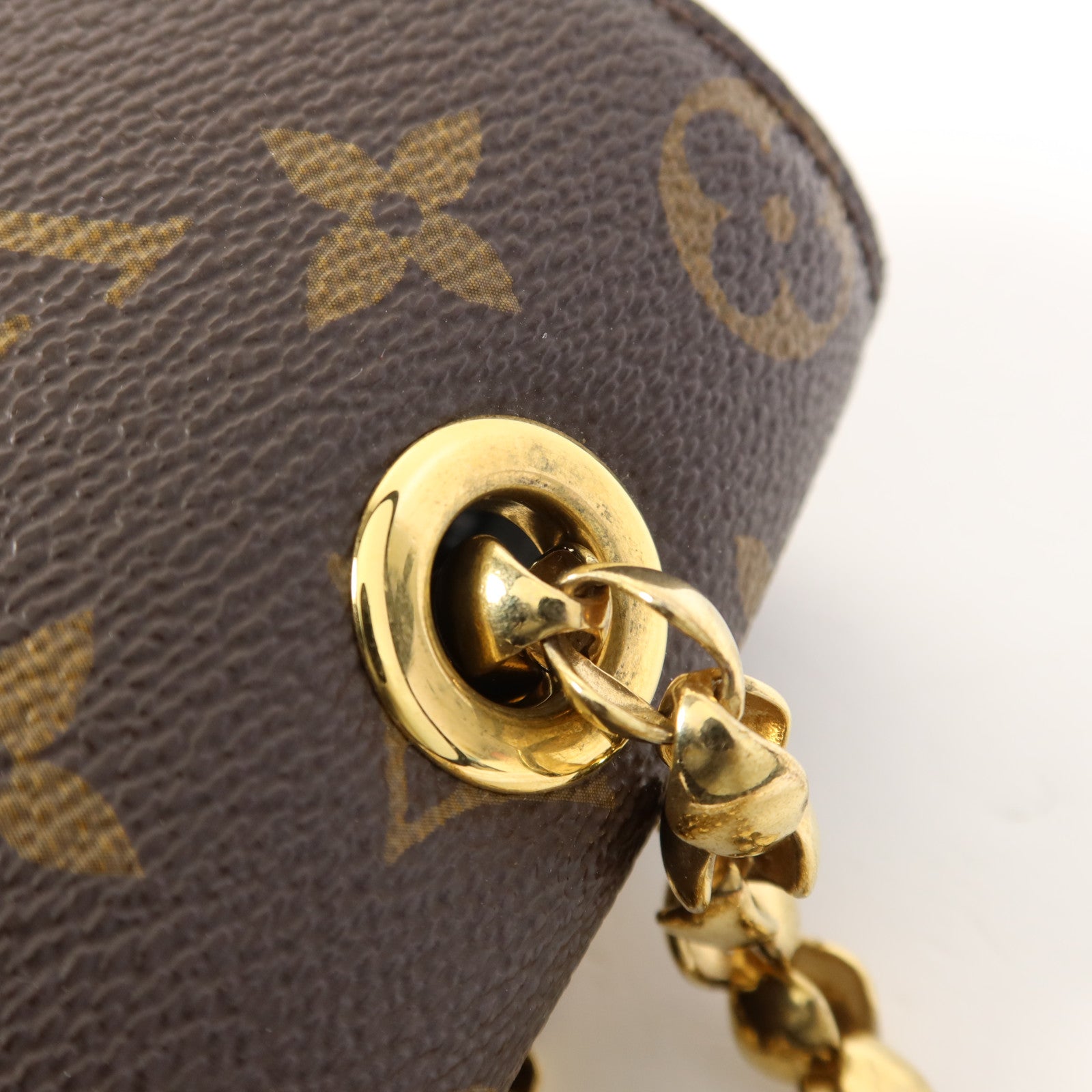 LOUIS VUITTON Monogram Victoire金扣鏈帶肩背袋