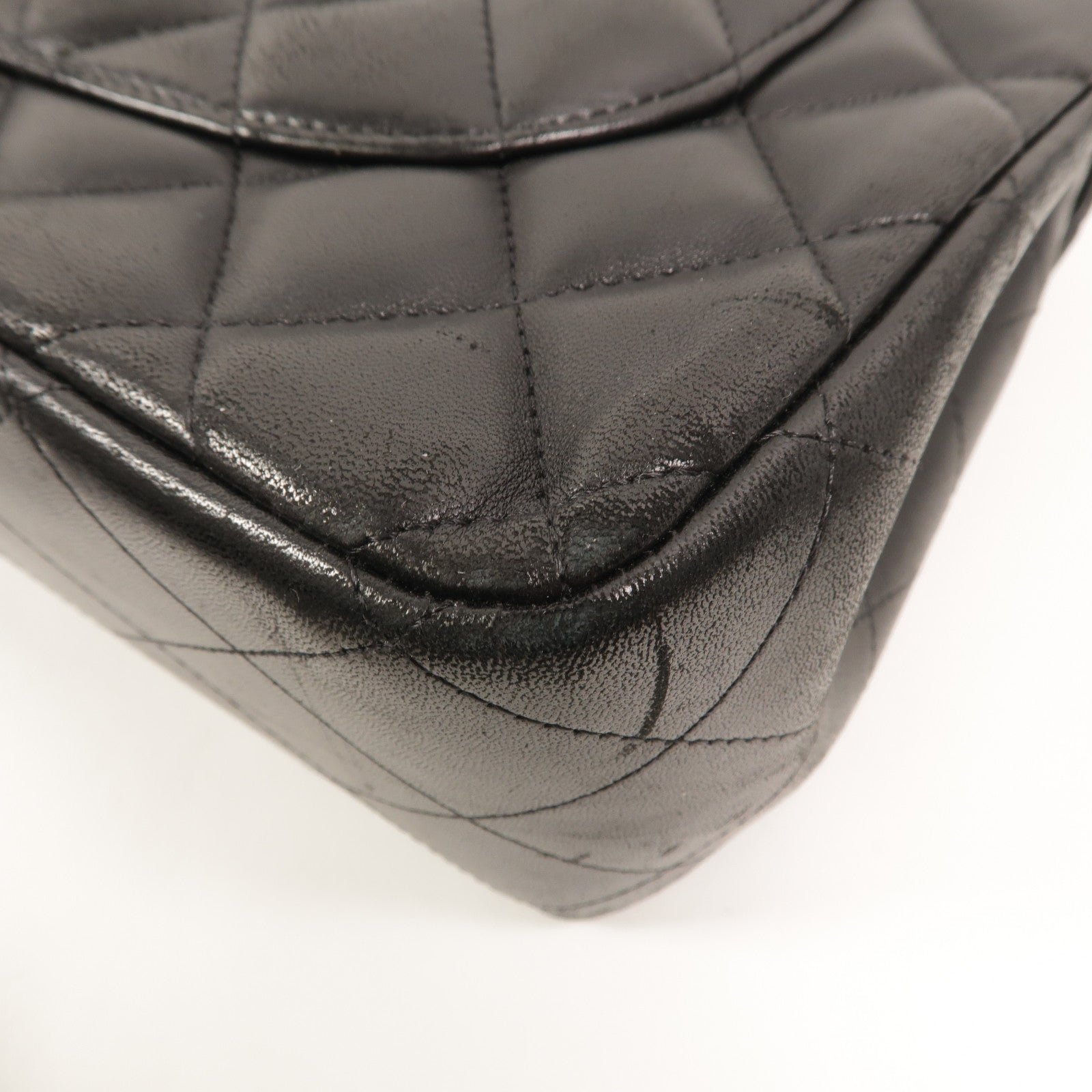 CHANEL 羊皮皮革Large Classic鏈帶肩背袋