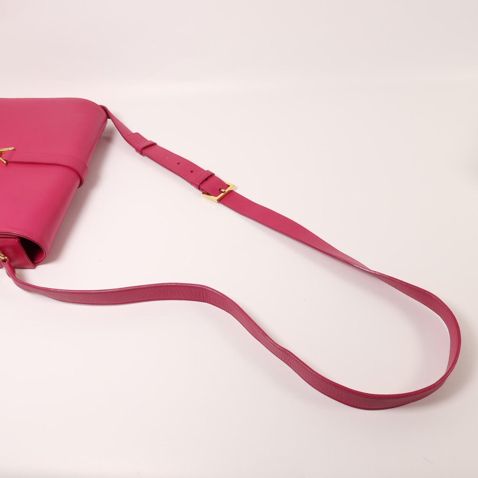 SAINT LAURENT 牛皮皮革Classic Universite金扣肩背袋