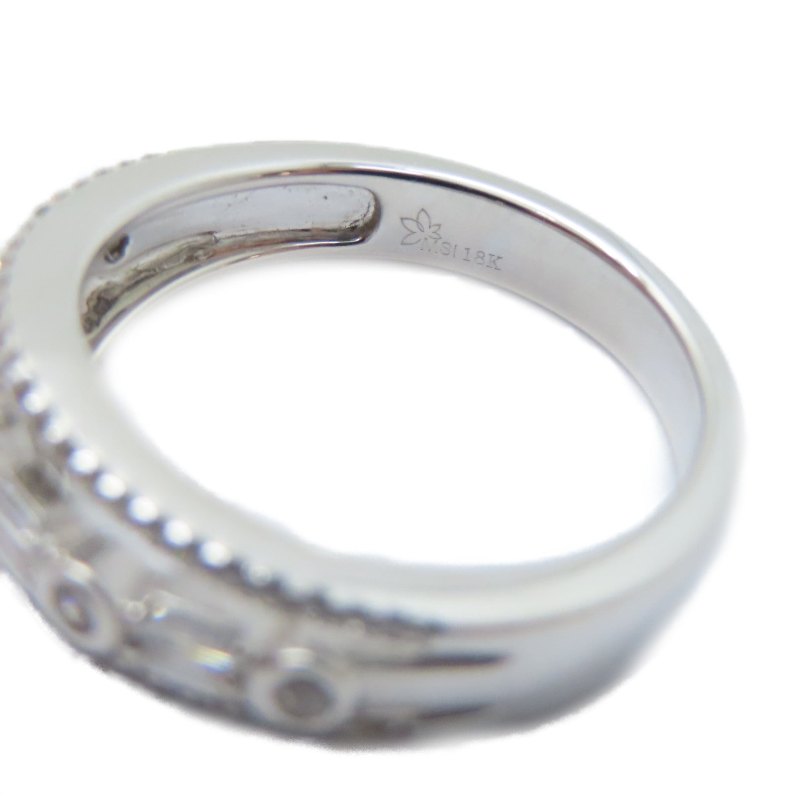 JEWELRY 【激減優惠】18K白金Diamond Ring鑽石戒指US#7