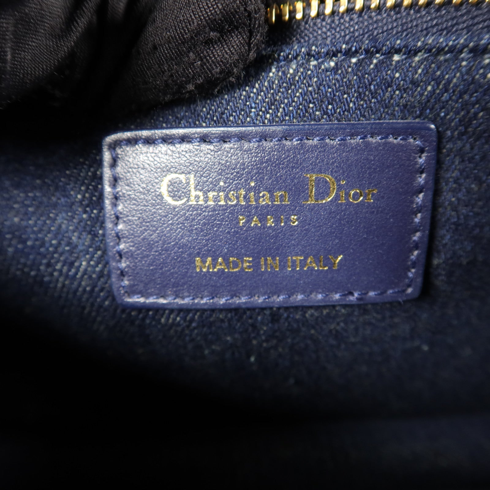 Dior 牛仔布料30 Montaigne肩背袋