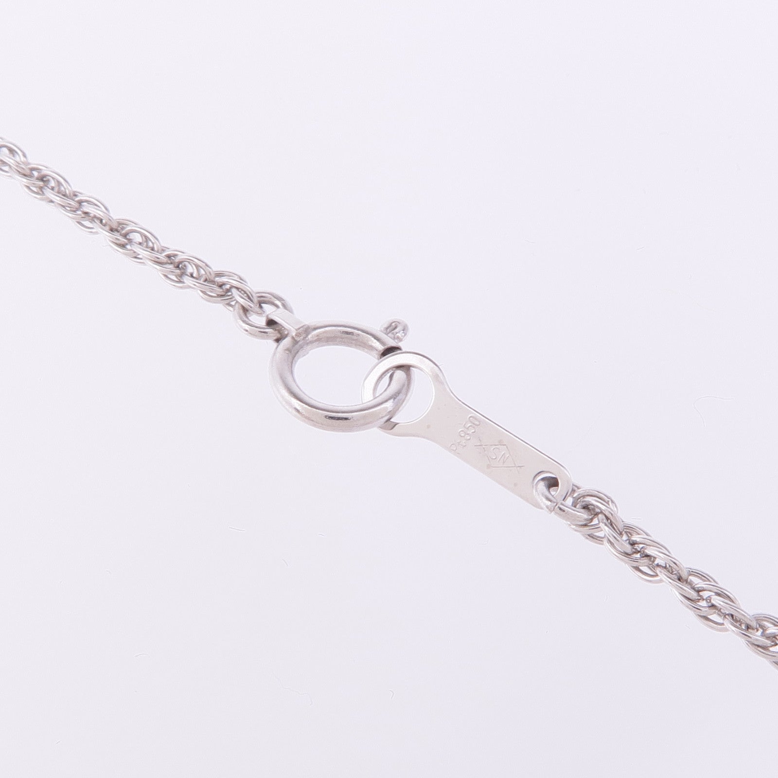 JEWELRY PT900/PT850鉑金Aquamarine Diamond Necklace藍晶鑽石項鍊